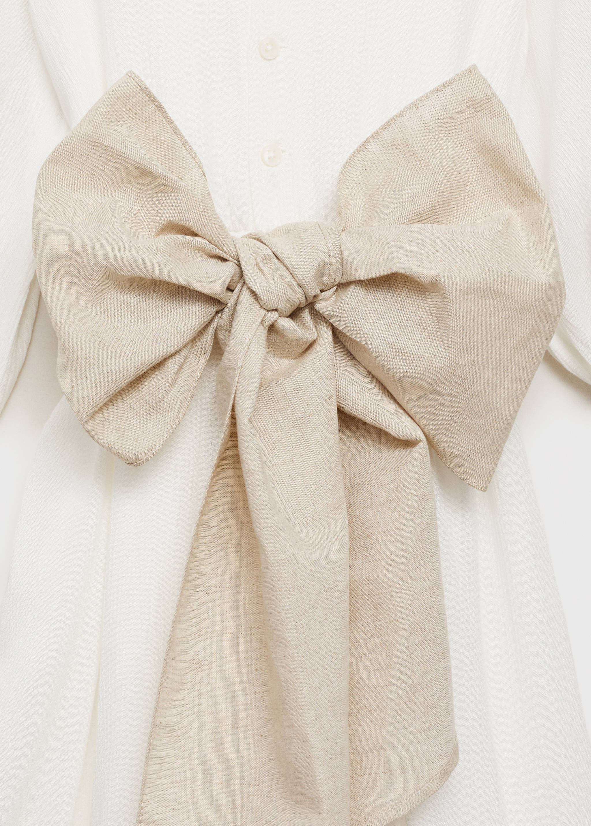 Bow long jumpsuit - Details of the article 8