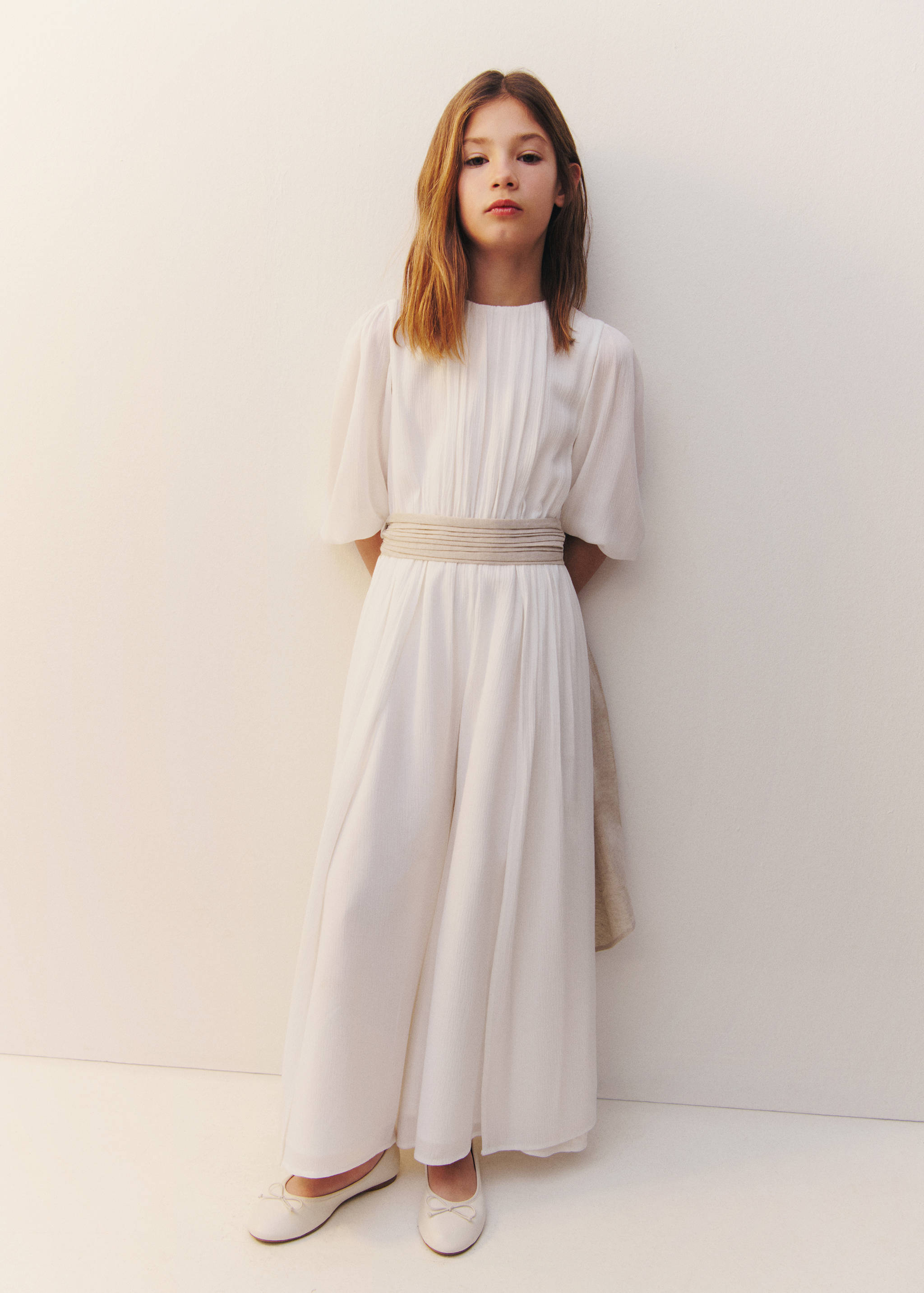 Bow long jumpsuit - Details of the article 5