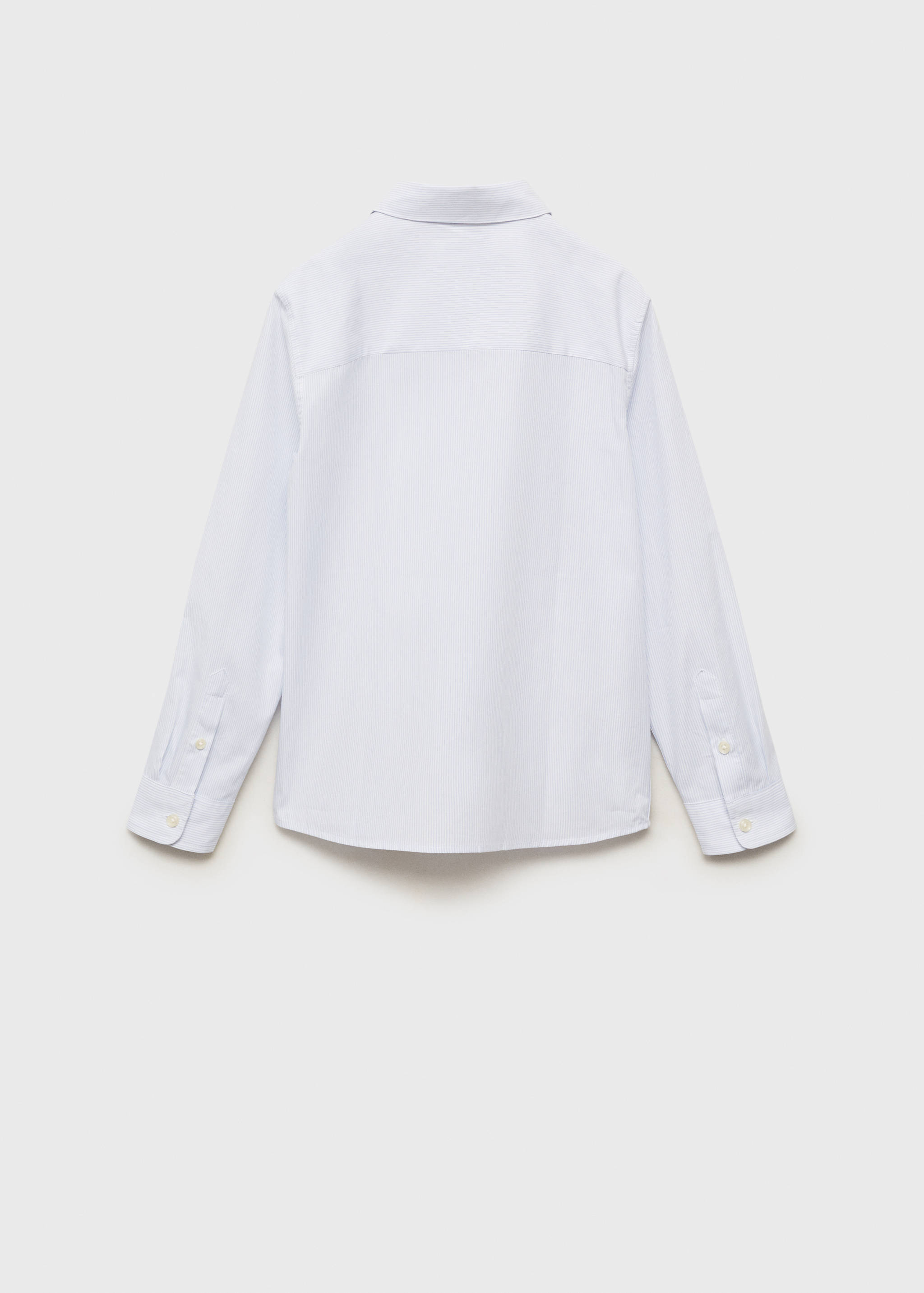 Chemise 100 % coton rayures - Verso de l’article