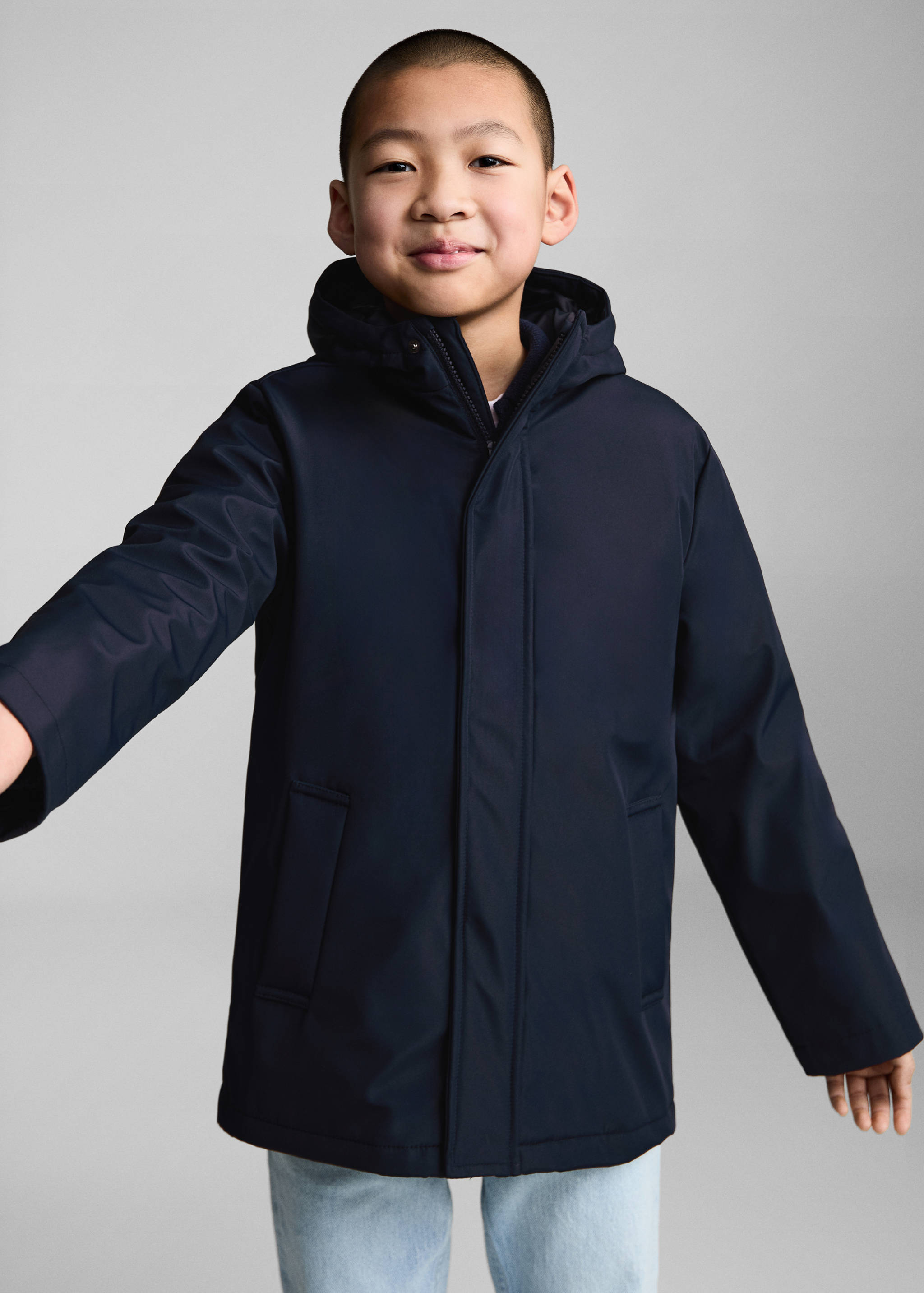 Waterproof padded barn jacket - Medium plane