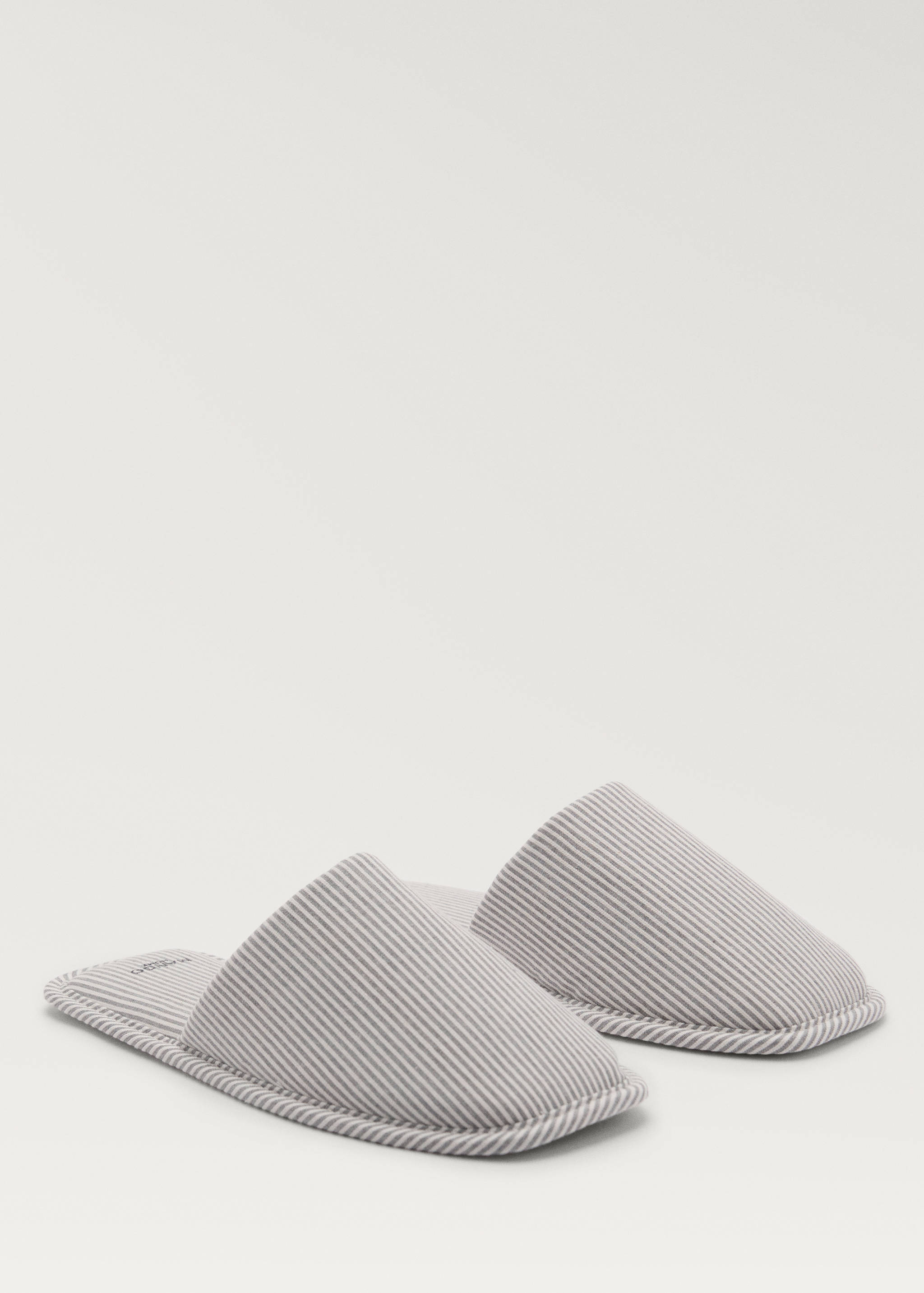 Sabatilles ratlla teixida fina - Pla mig