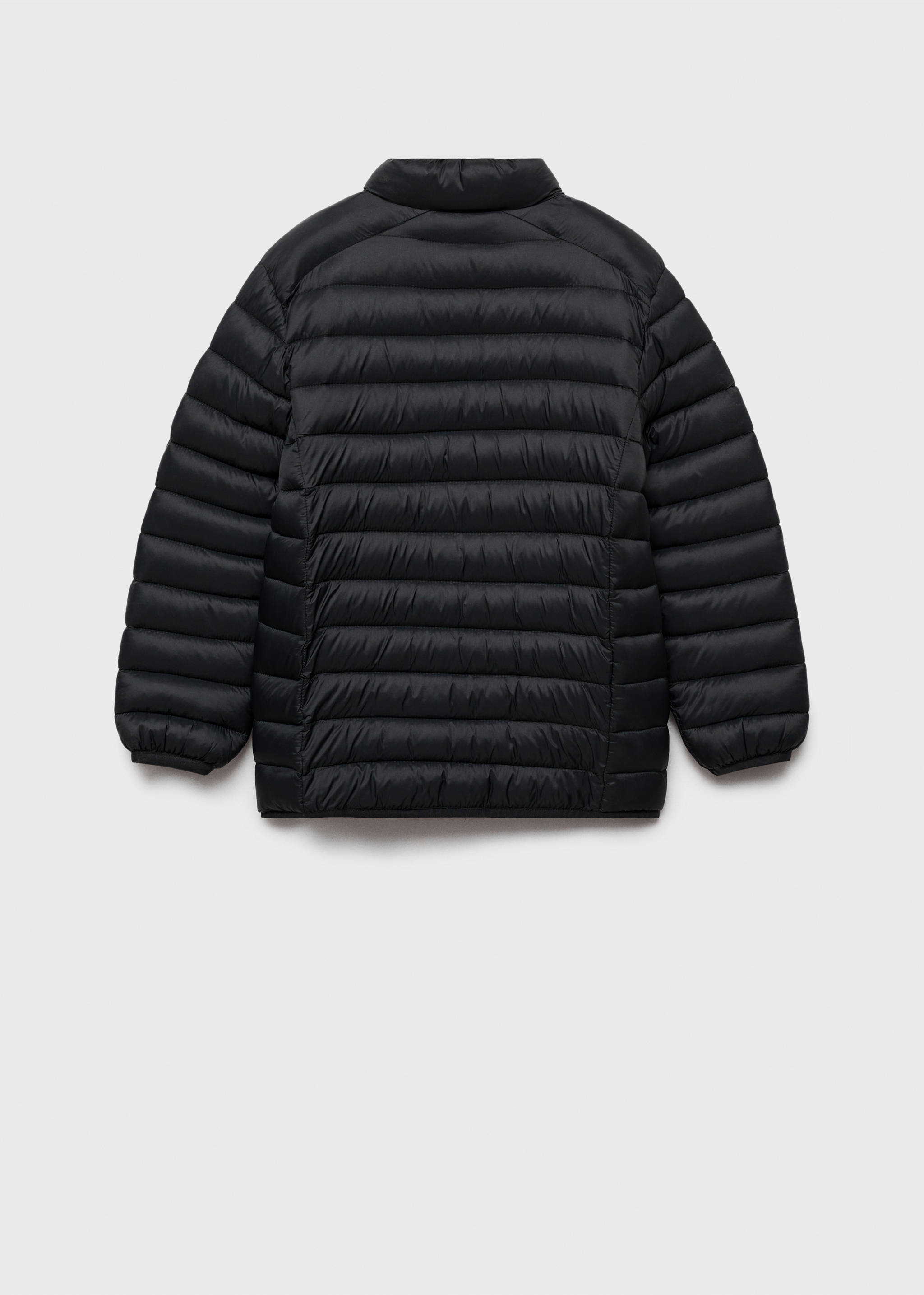 Kapitone anorak - Ürünün arkası, Siyah. Ref: 87083650-00.