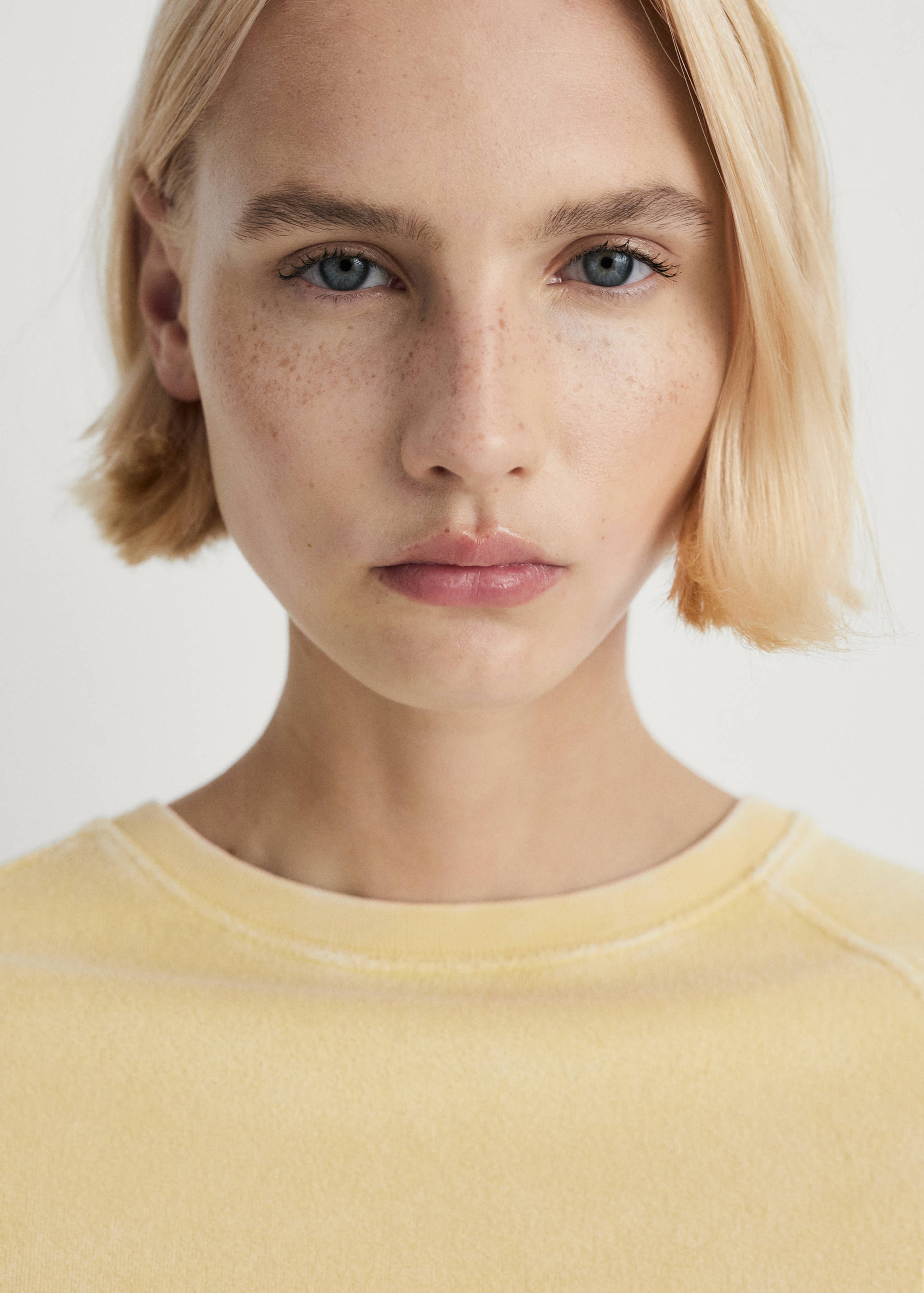 Overdyed terry cotton t-shirt - Details of the article 1