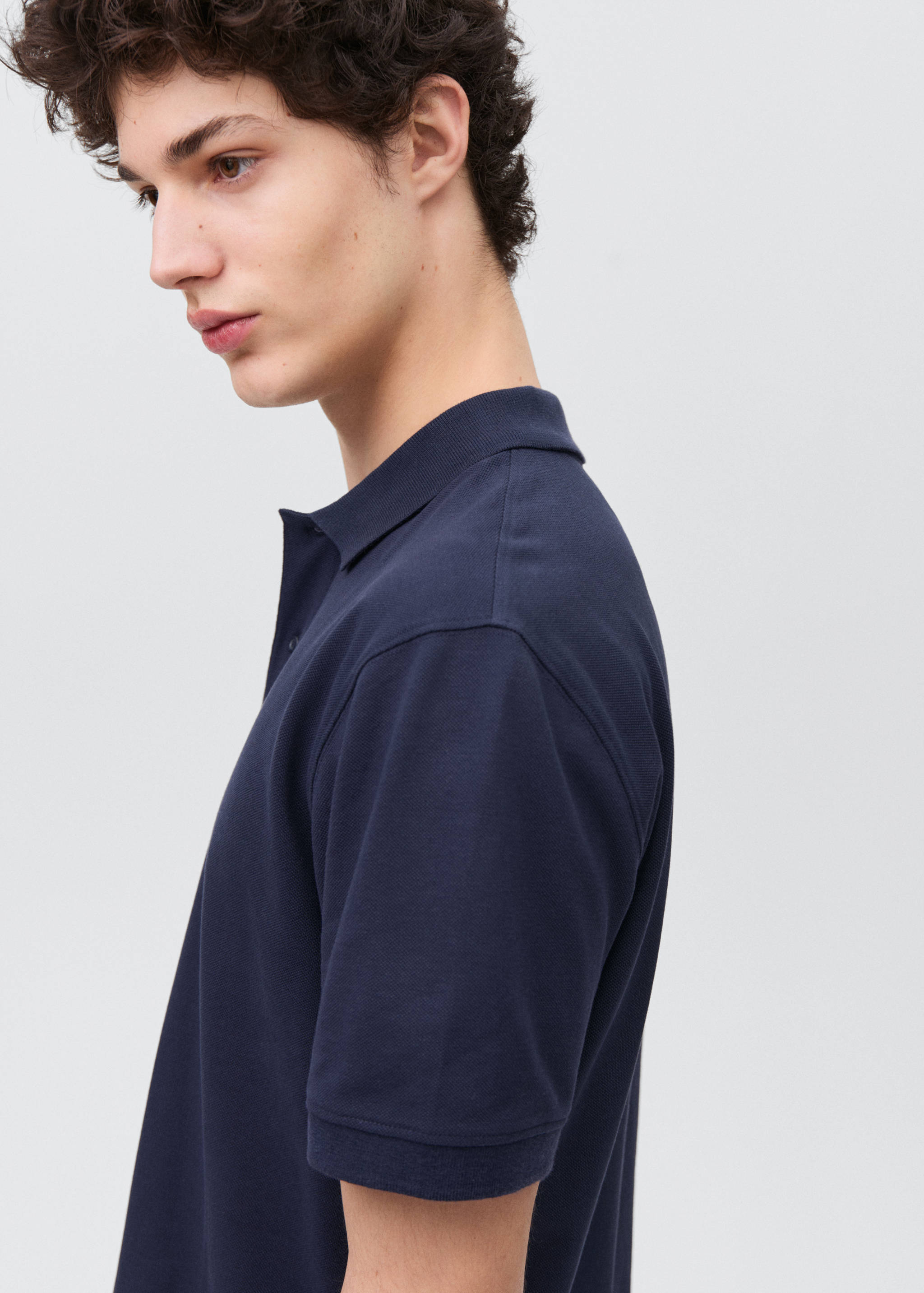 Cotton piqué polo shirt - Details of the article 2