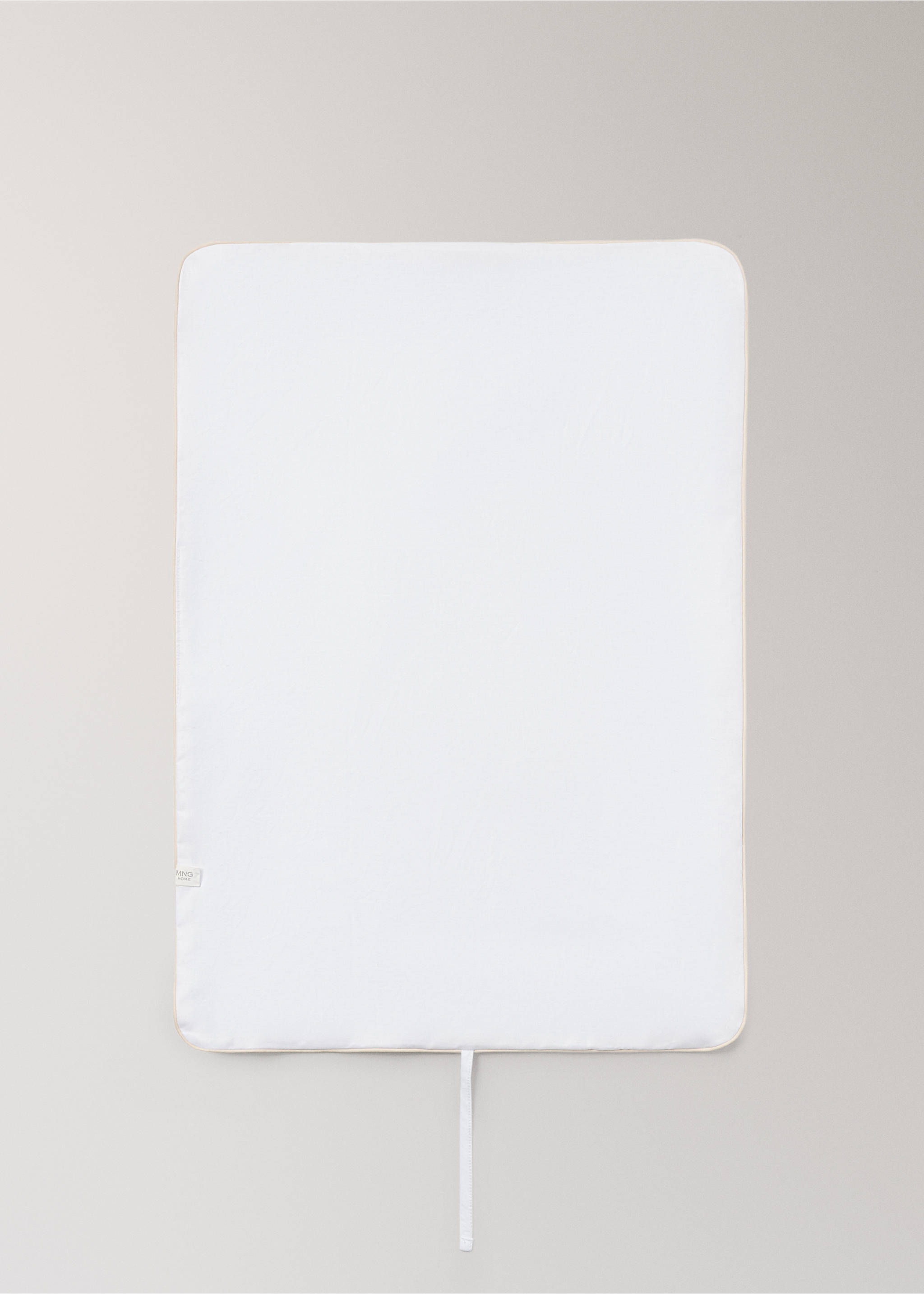 Portable chiffon baby changing mat - Details of the article 3, Ecru. Ref: 87083654-00.