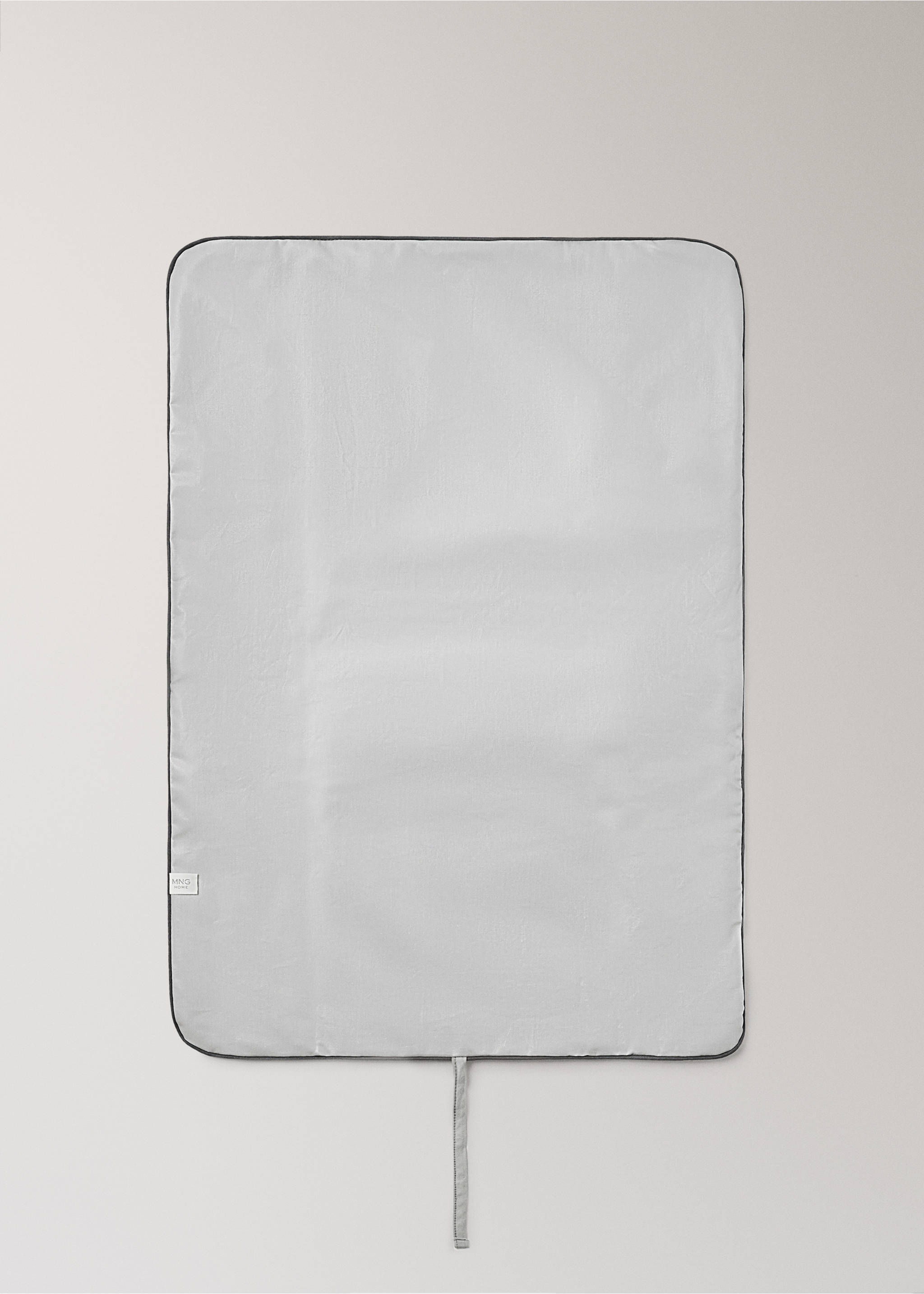 Portable chiffon baby changing mat - Details of the article 3, Grey. Ref: 87083654-00.