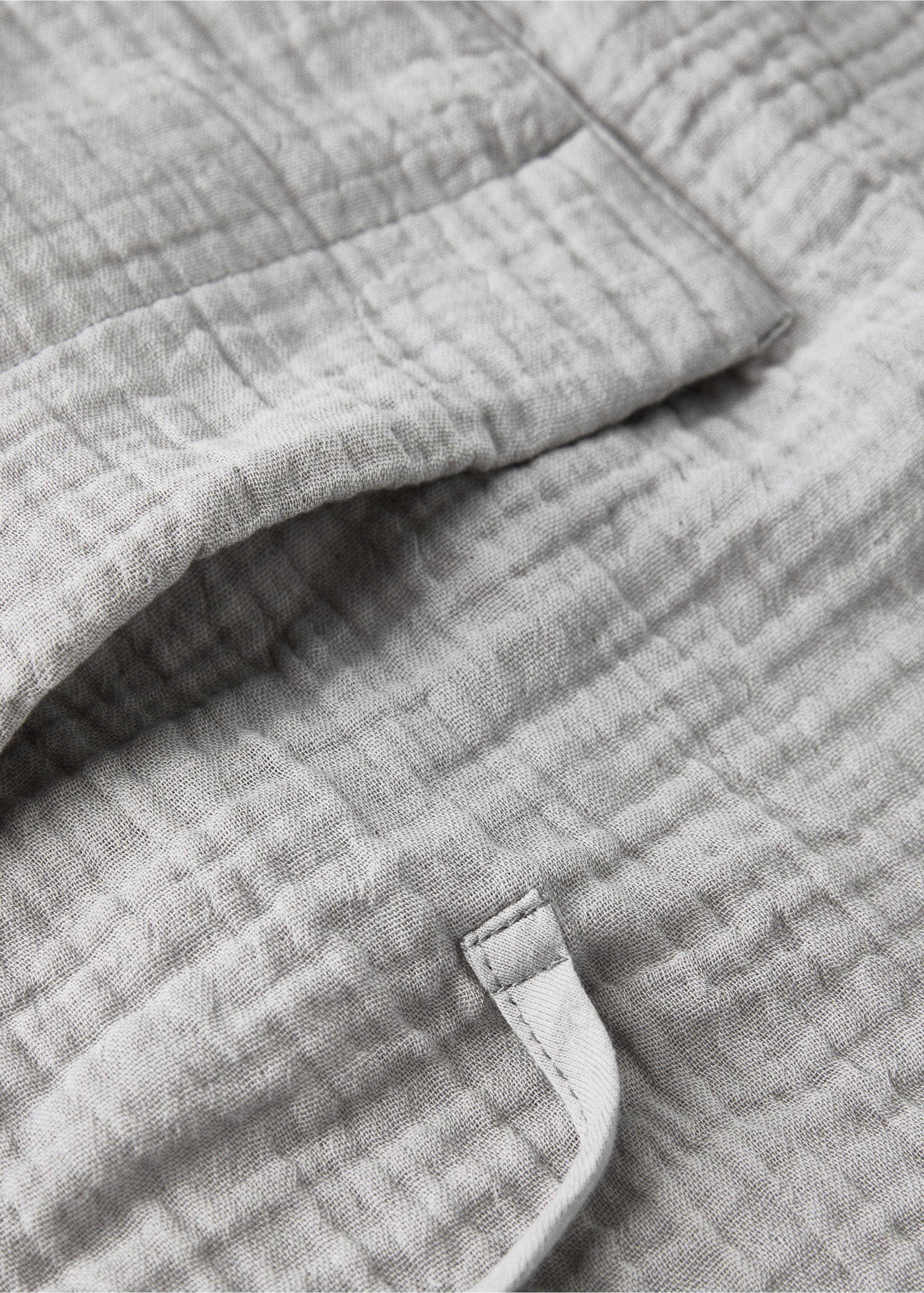 Portable chiffon baby changing mat - Details of the article 4, Grey. Ref: 87083654-00.