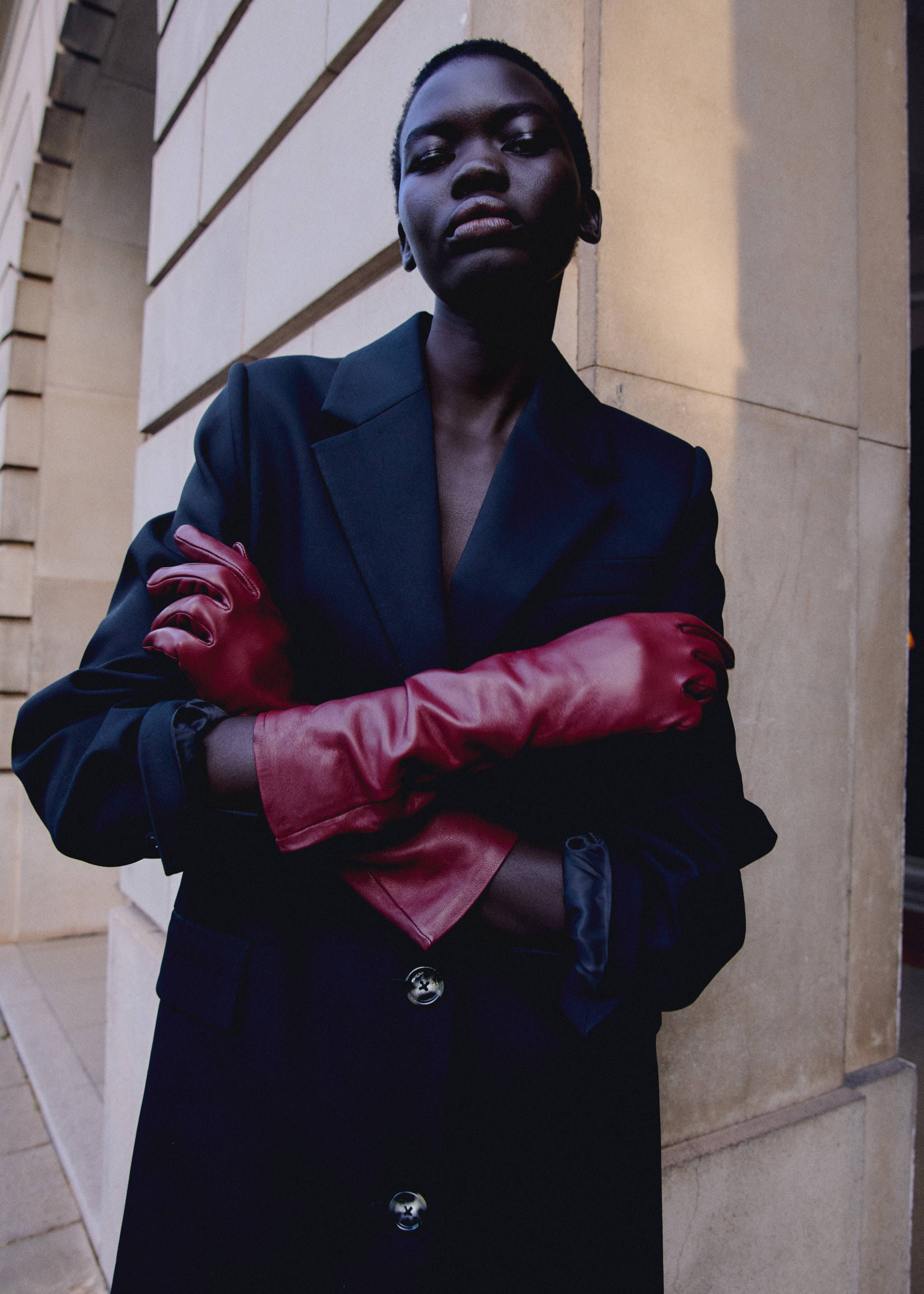 Cotton midi-coat with buttons - Details of the article 6