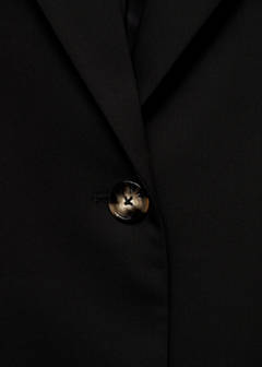 Cotton midi-coat with buttons — Black 8