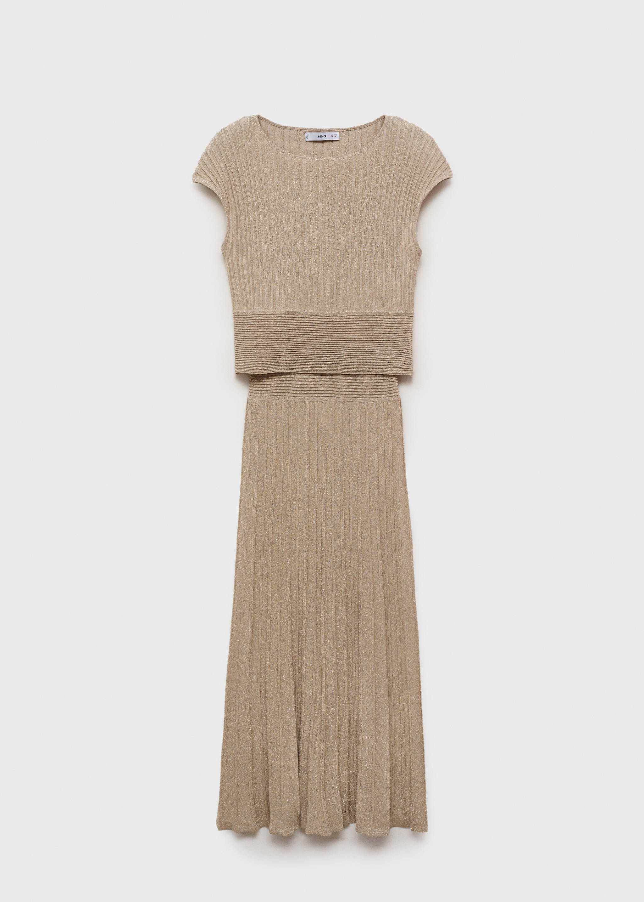 Robe en maille finition brillante - Article sans modèle