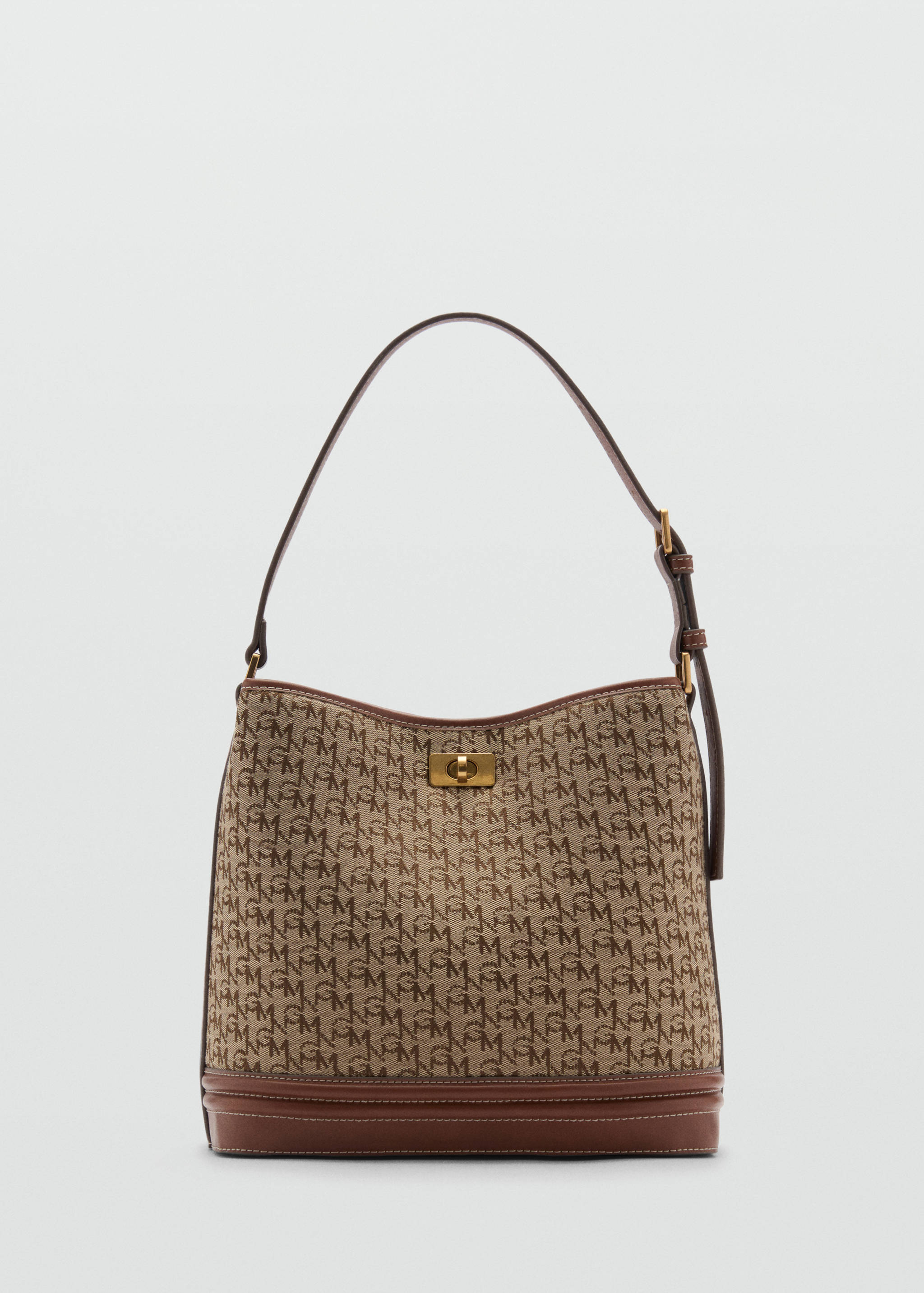 Сумка шоппер с принтованным логотипом - Изделие без модели