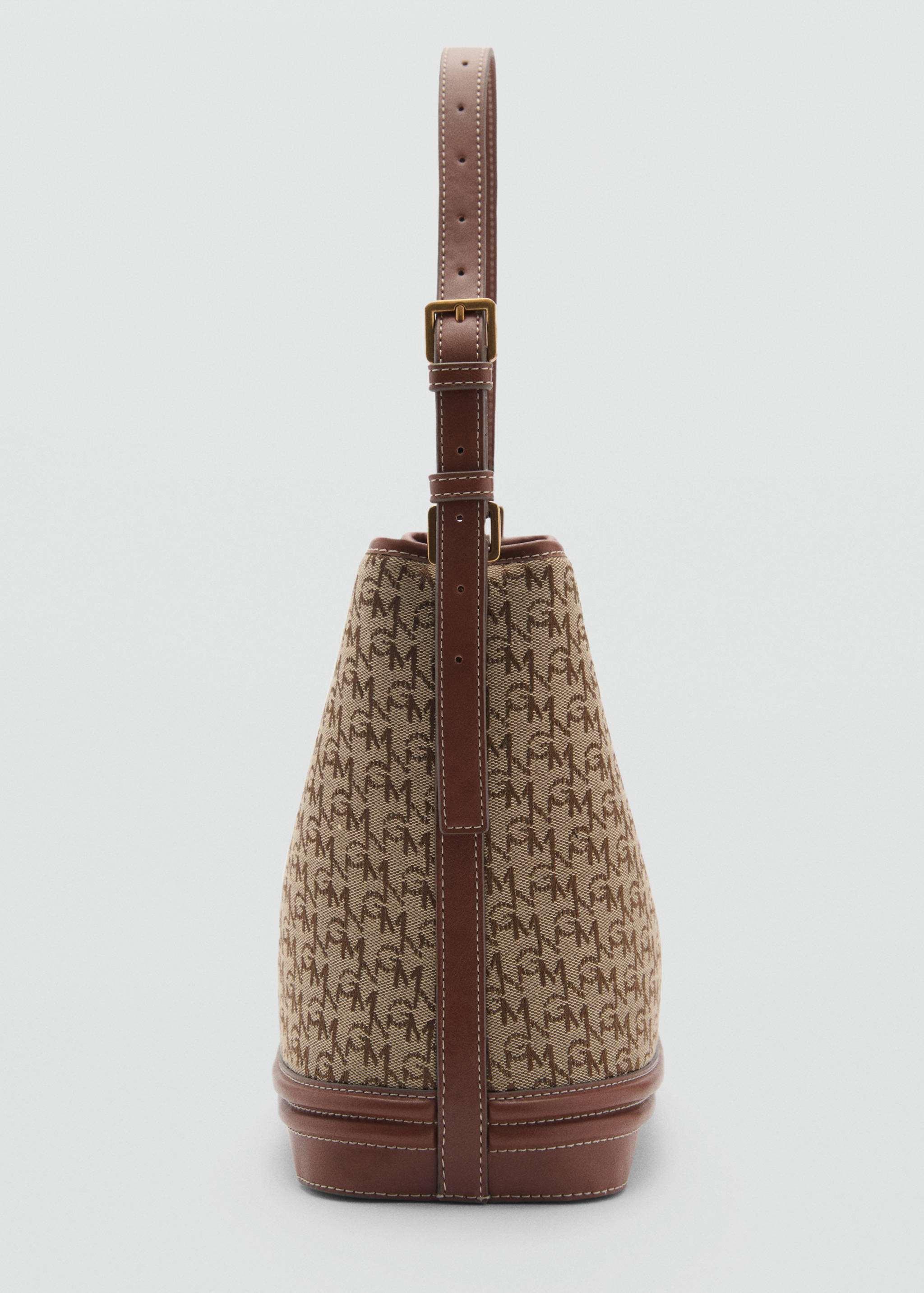 Сумка шоппер с принтованным логотипом - Деталь изделия 1