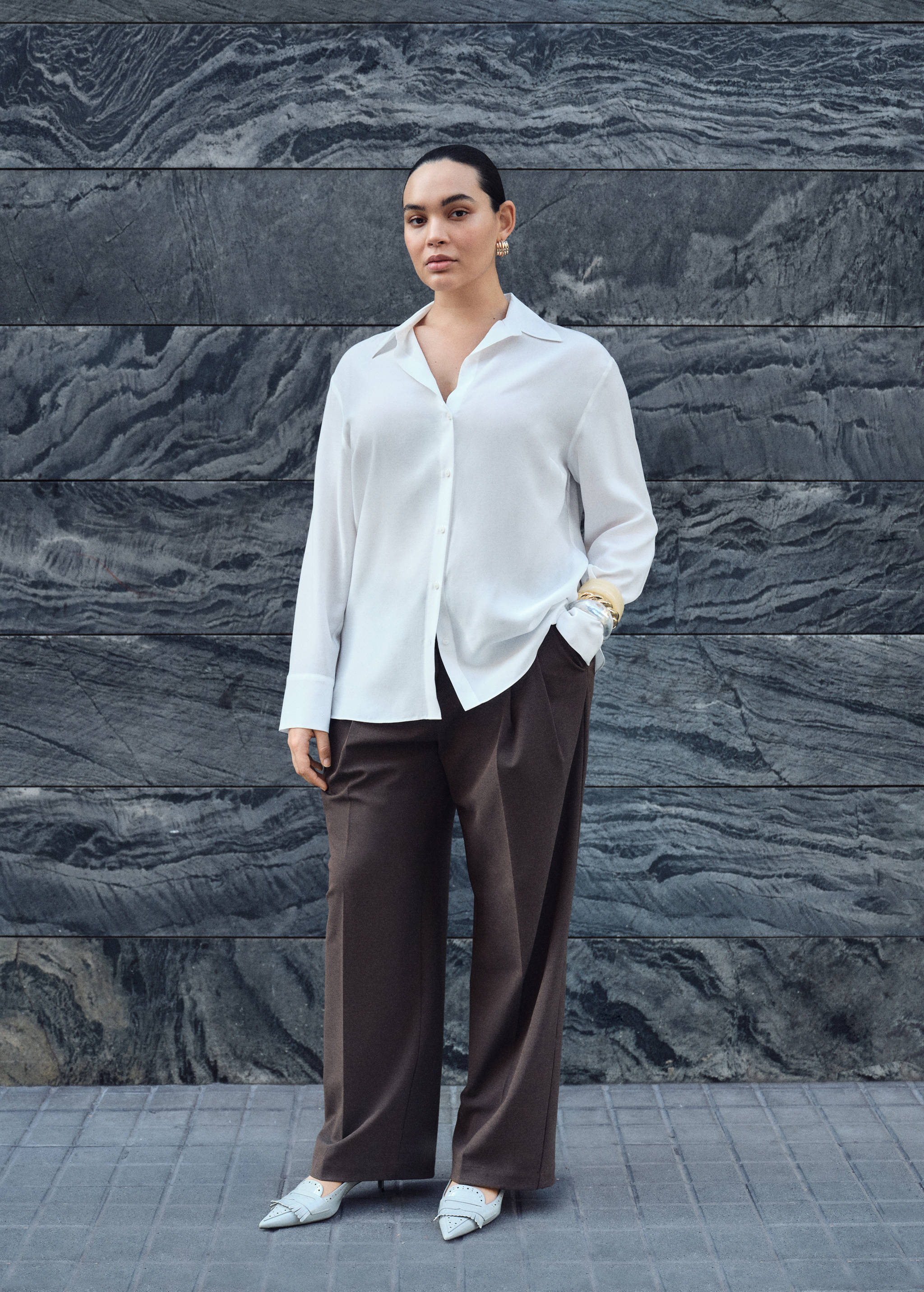 Soepelvallende lyocell blouse - Detail van het artikel 6