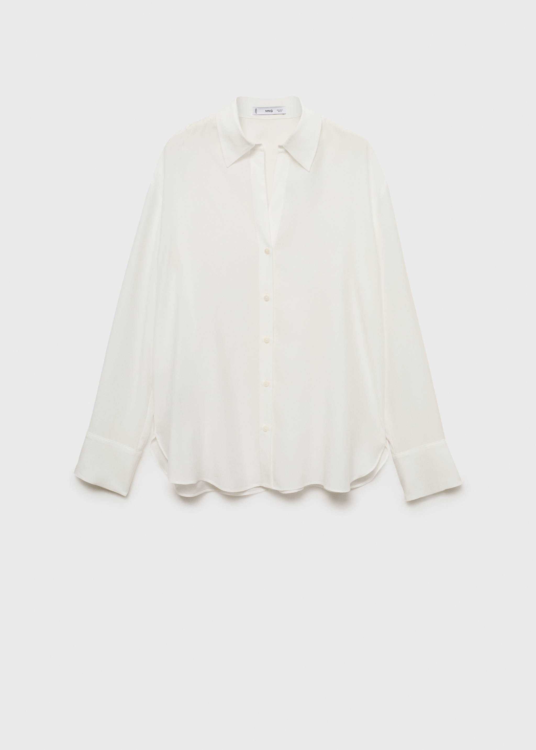 Soepelvallende lyocell blouse - Artikel zonder model