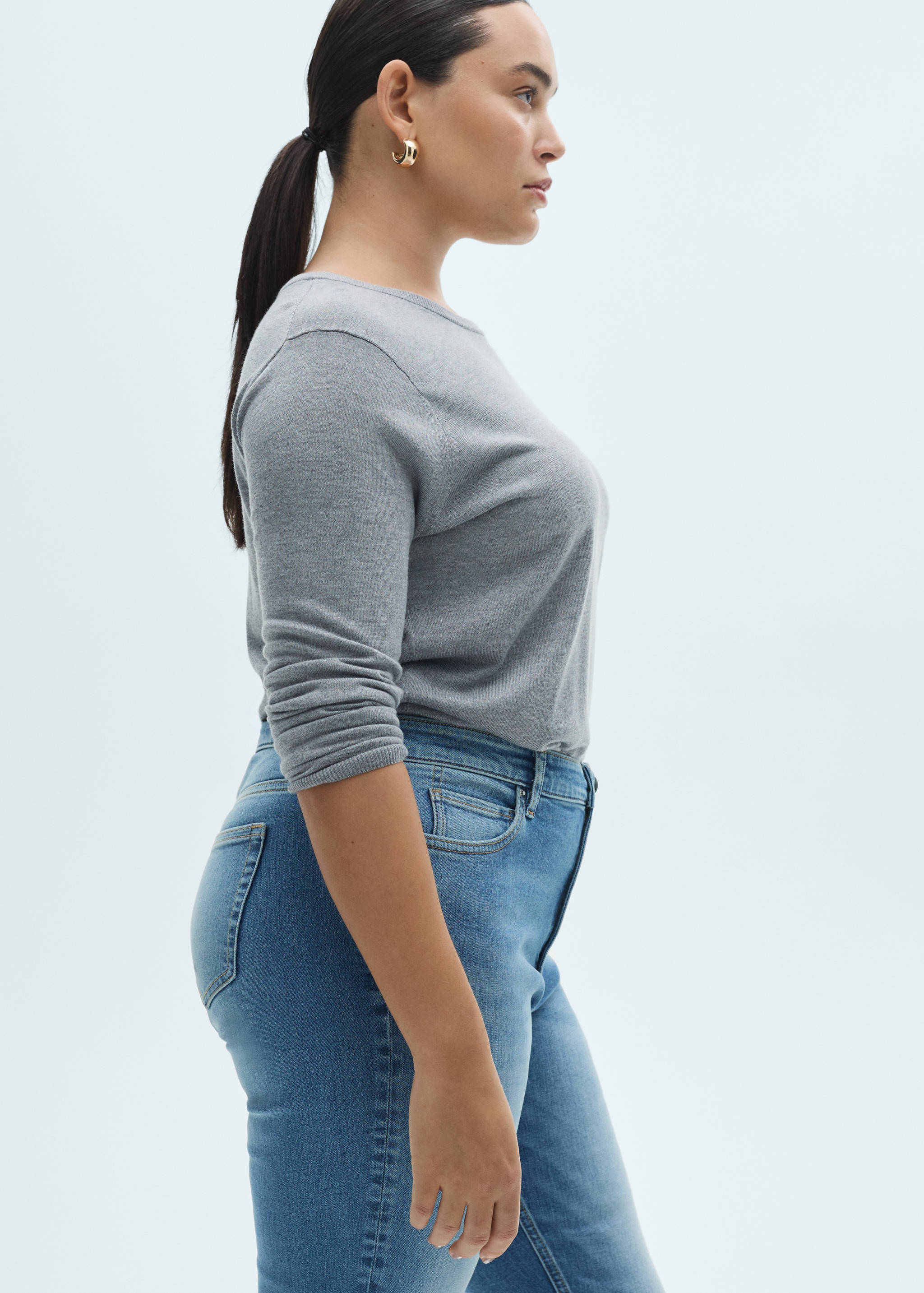 Mid-rise skinny jeans - Details of the article 4