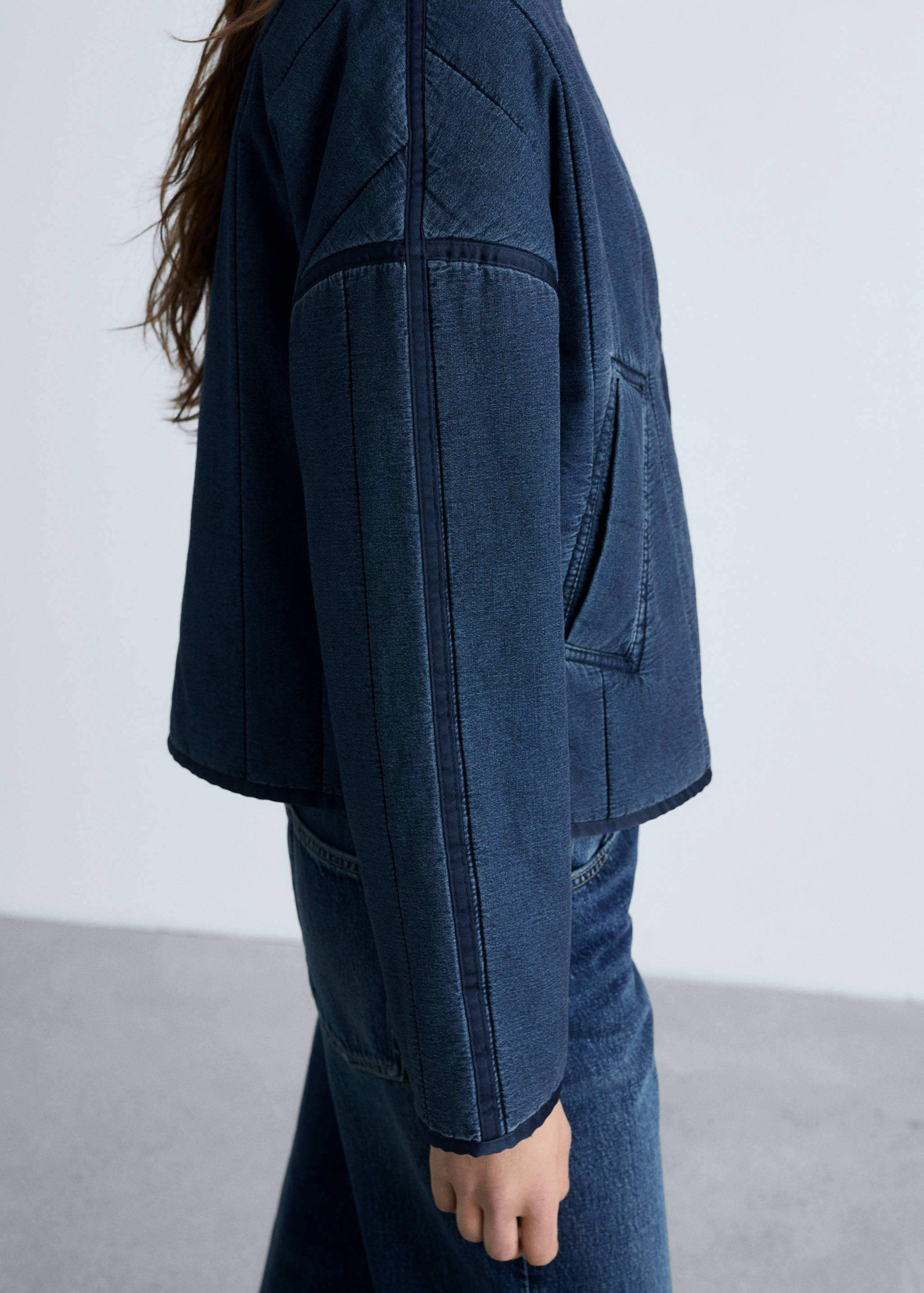 Quilted bomber jacket - Details of the article 6