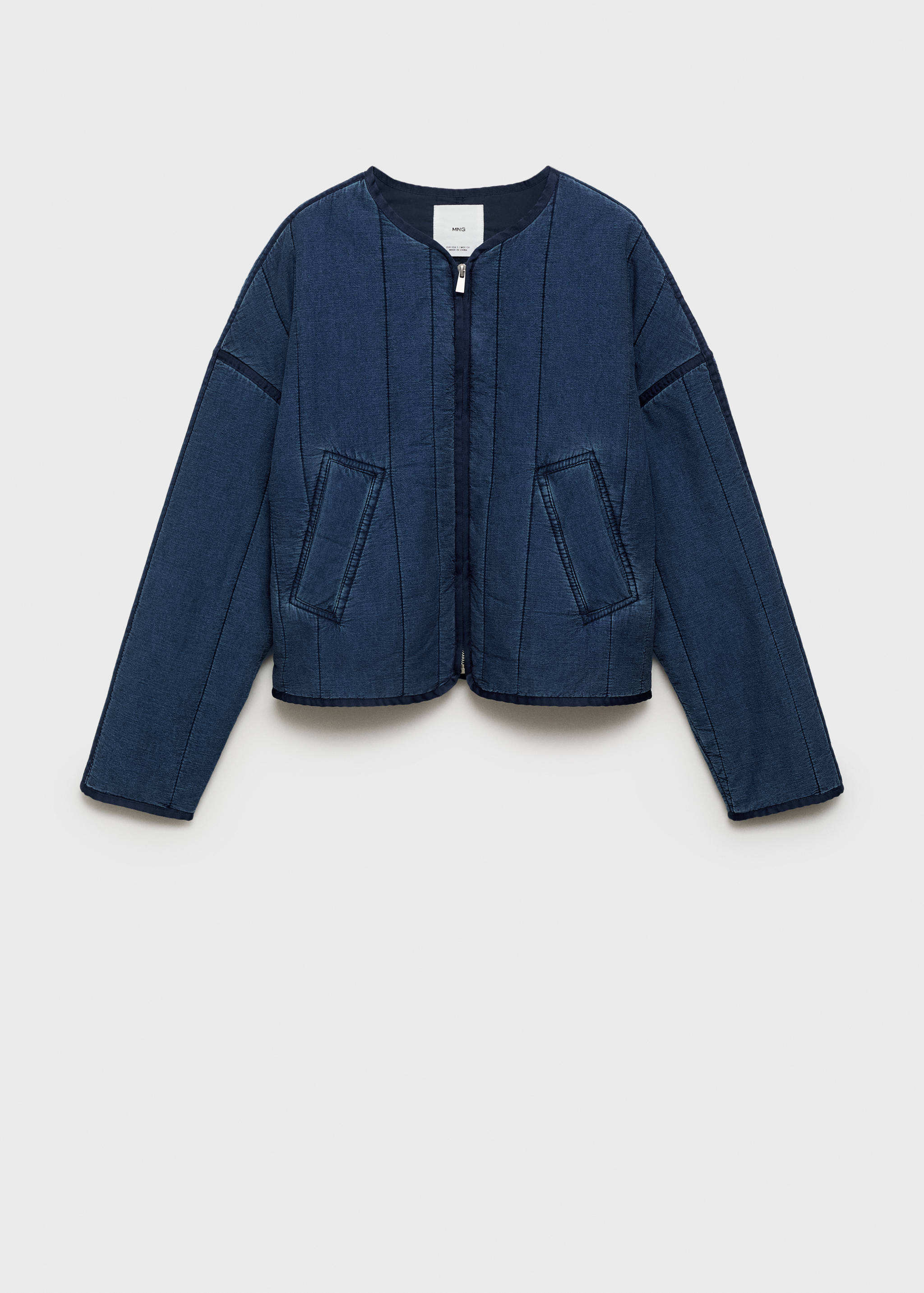 Quilted bomber jacket - Article without model