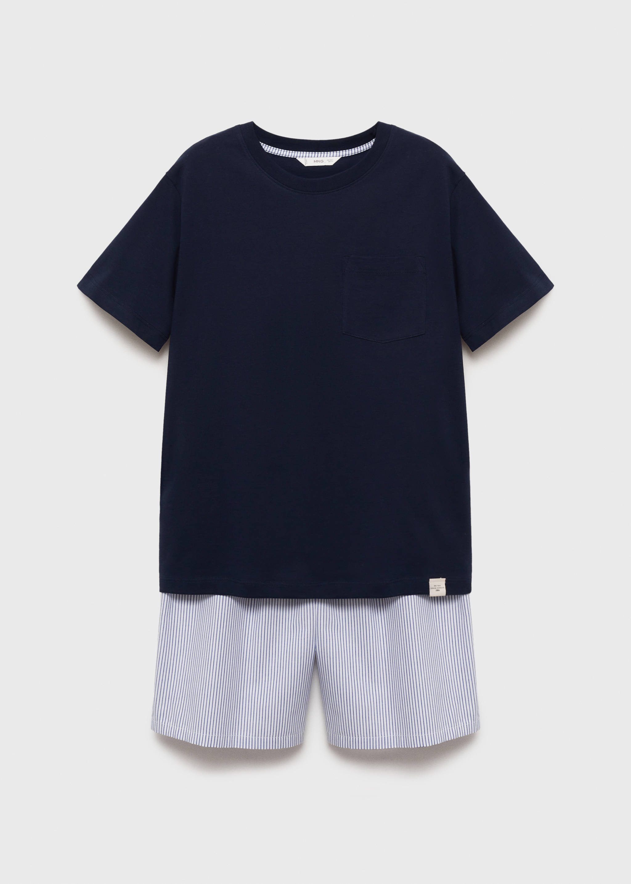 Striped cotton short pyjamas - Article without model