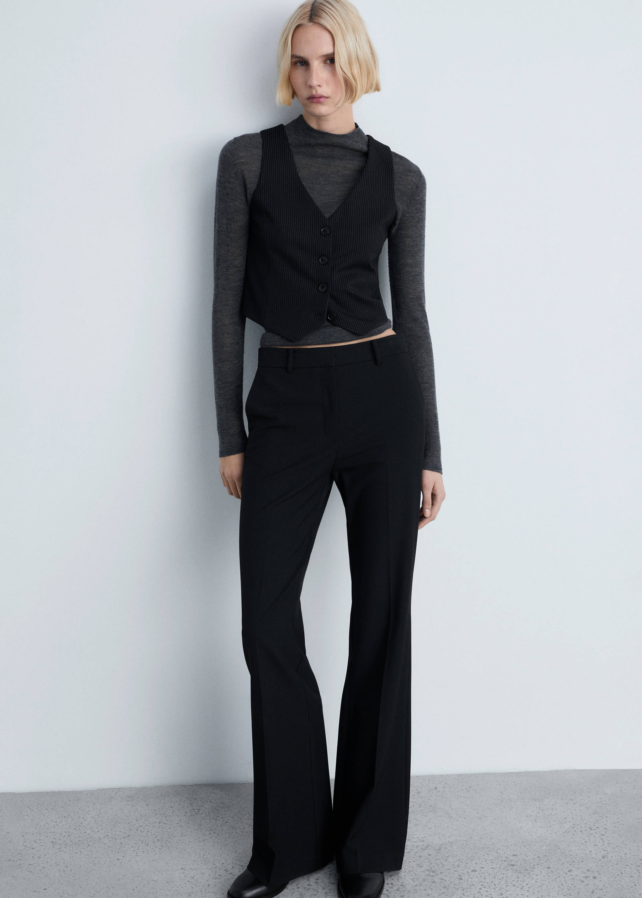 Gilet de costume à fines rayures - Détail de l'article 6