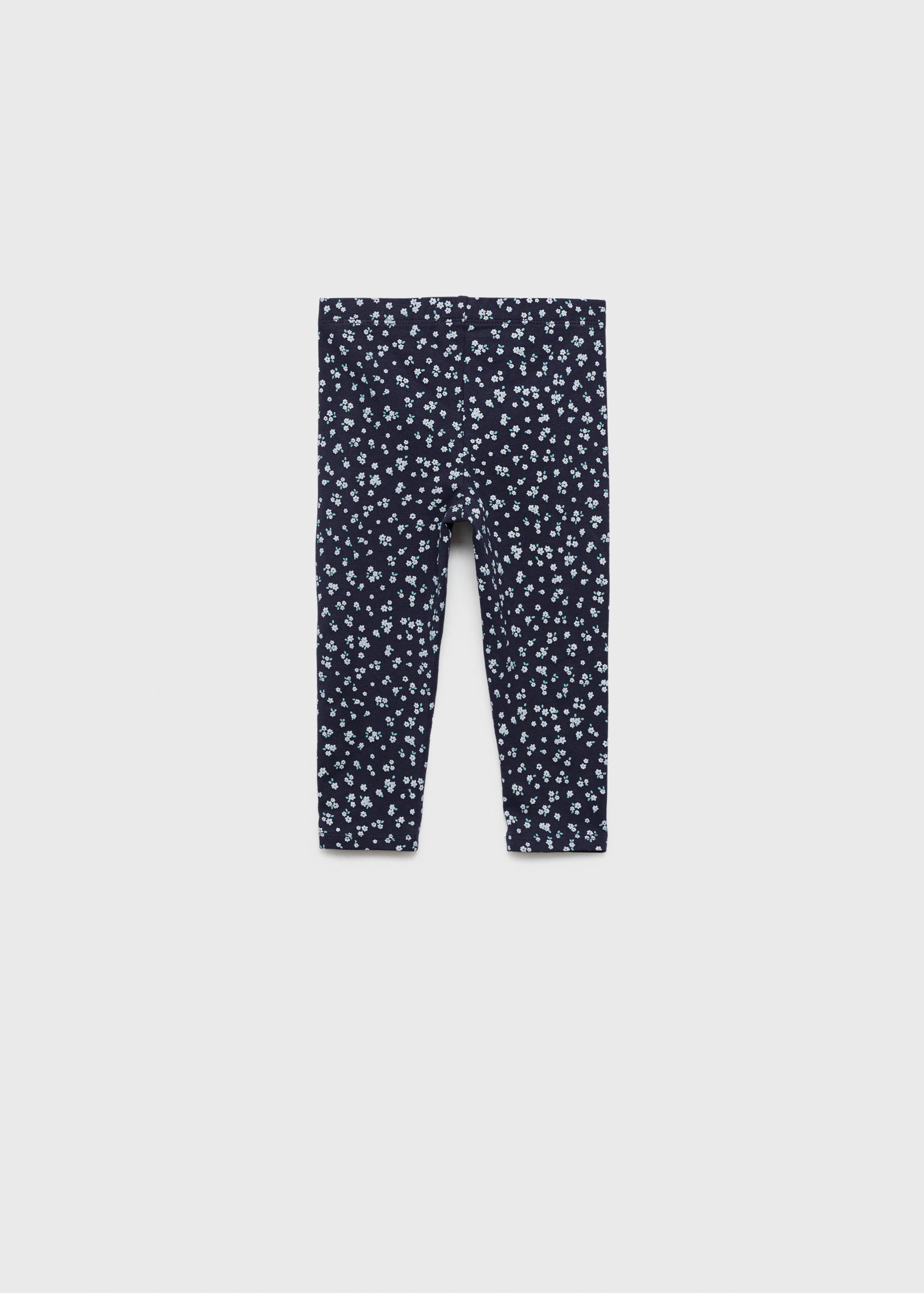 Floral print leggings - Reverse of the article