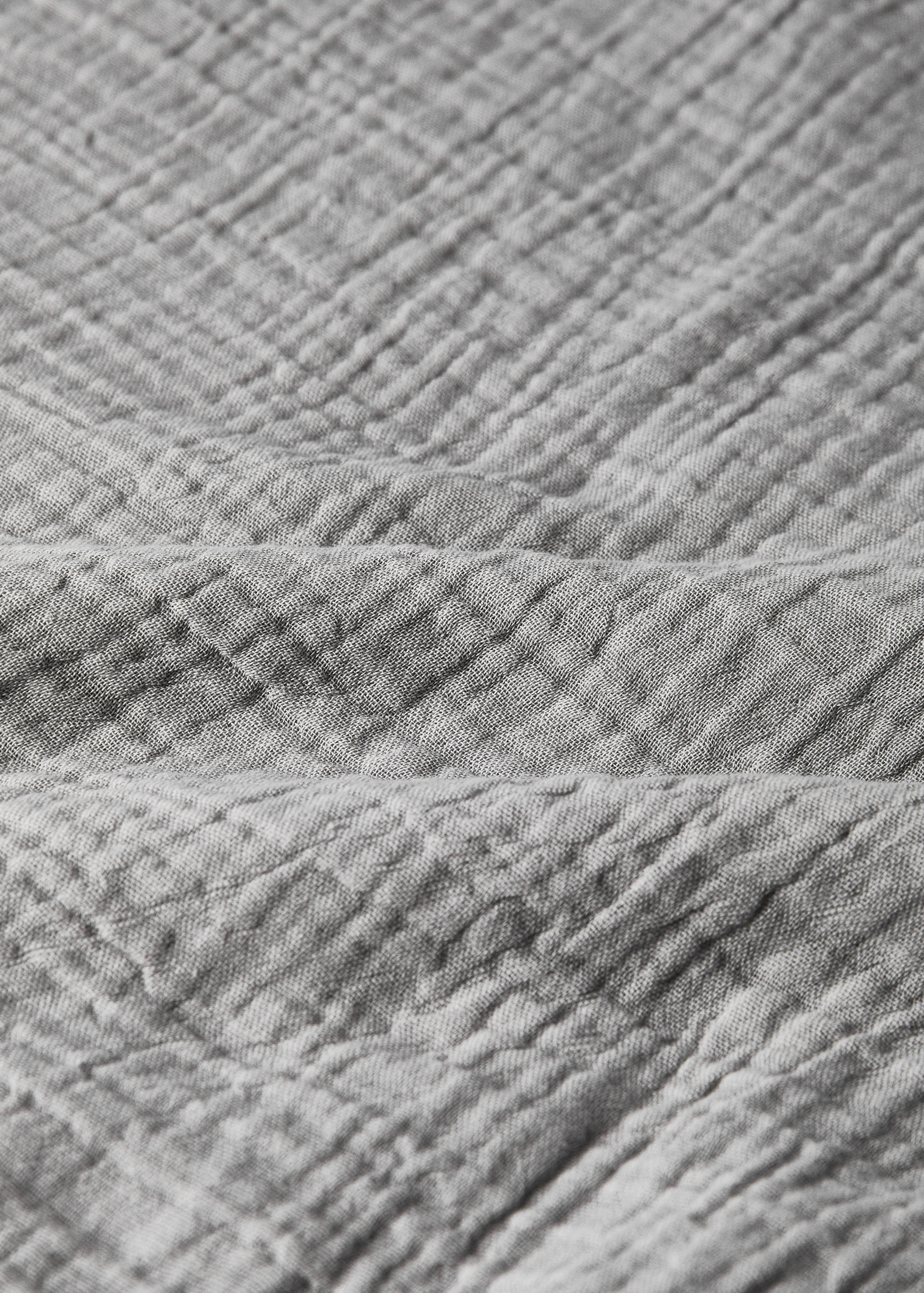 Baumwoll-Musselin-Bettbezug für Kinderbett mit kontrastierendem Paspelrand - Detail des Artikels 2