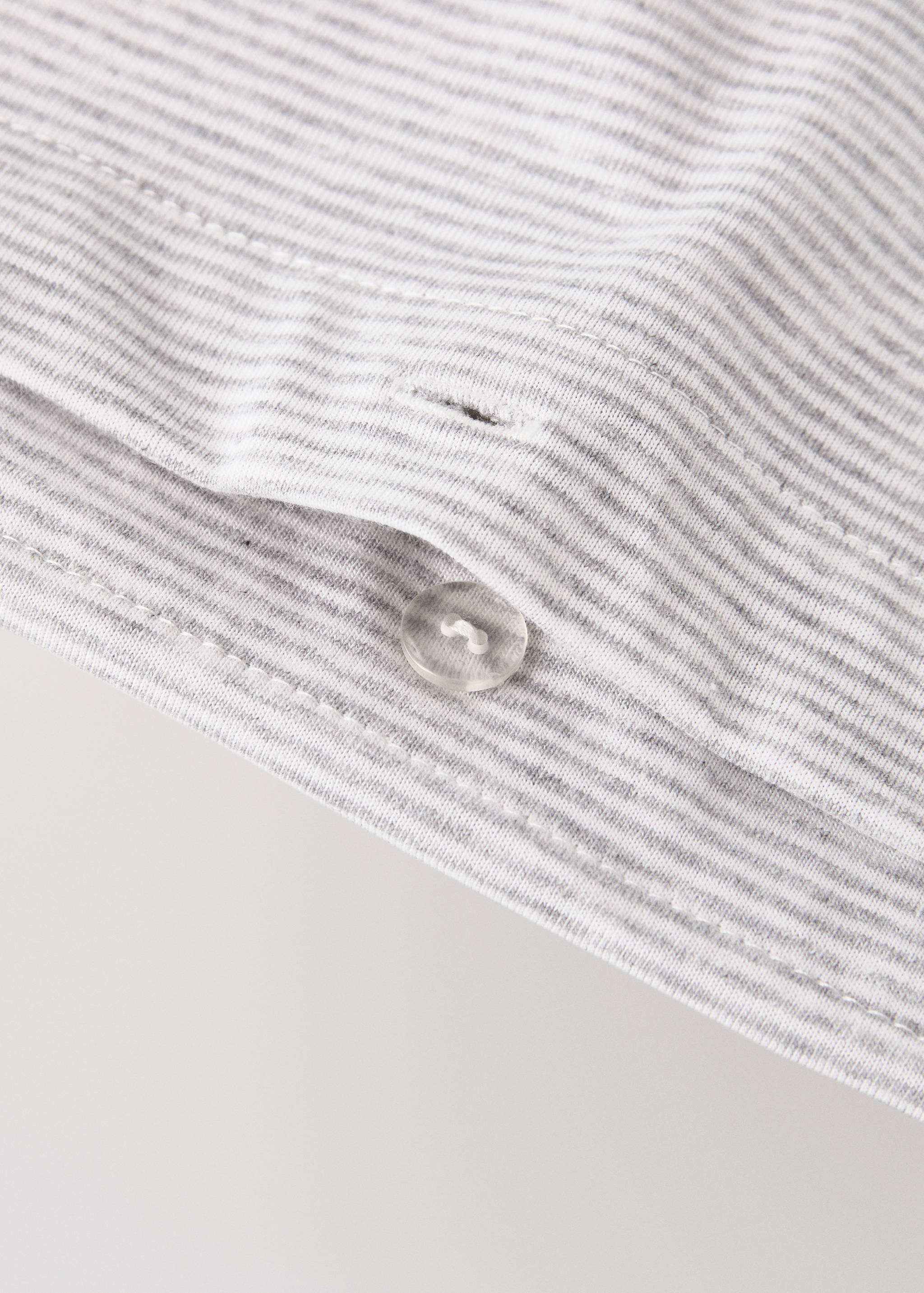 Cotton striped children’s duvet cover for 90cm bed - Details of the article 1