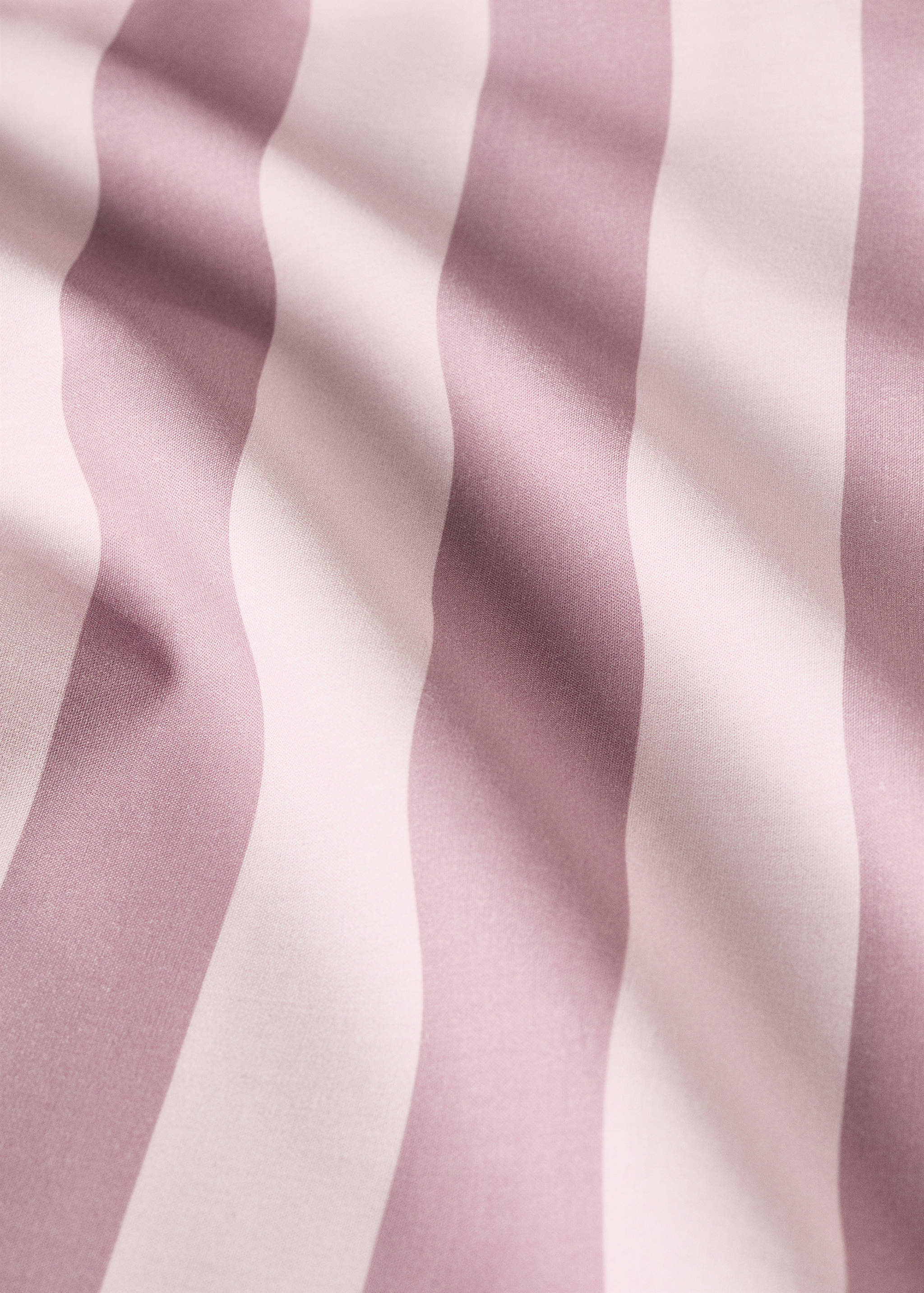 Cotton percale thick-striped children's duvet cover for 90cm bed - Details of the article 2