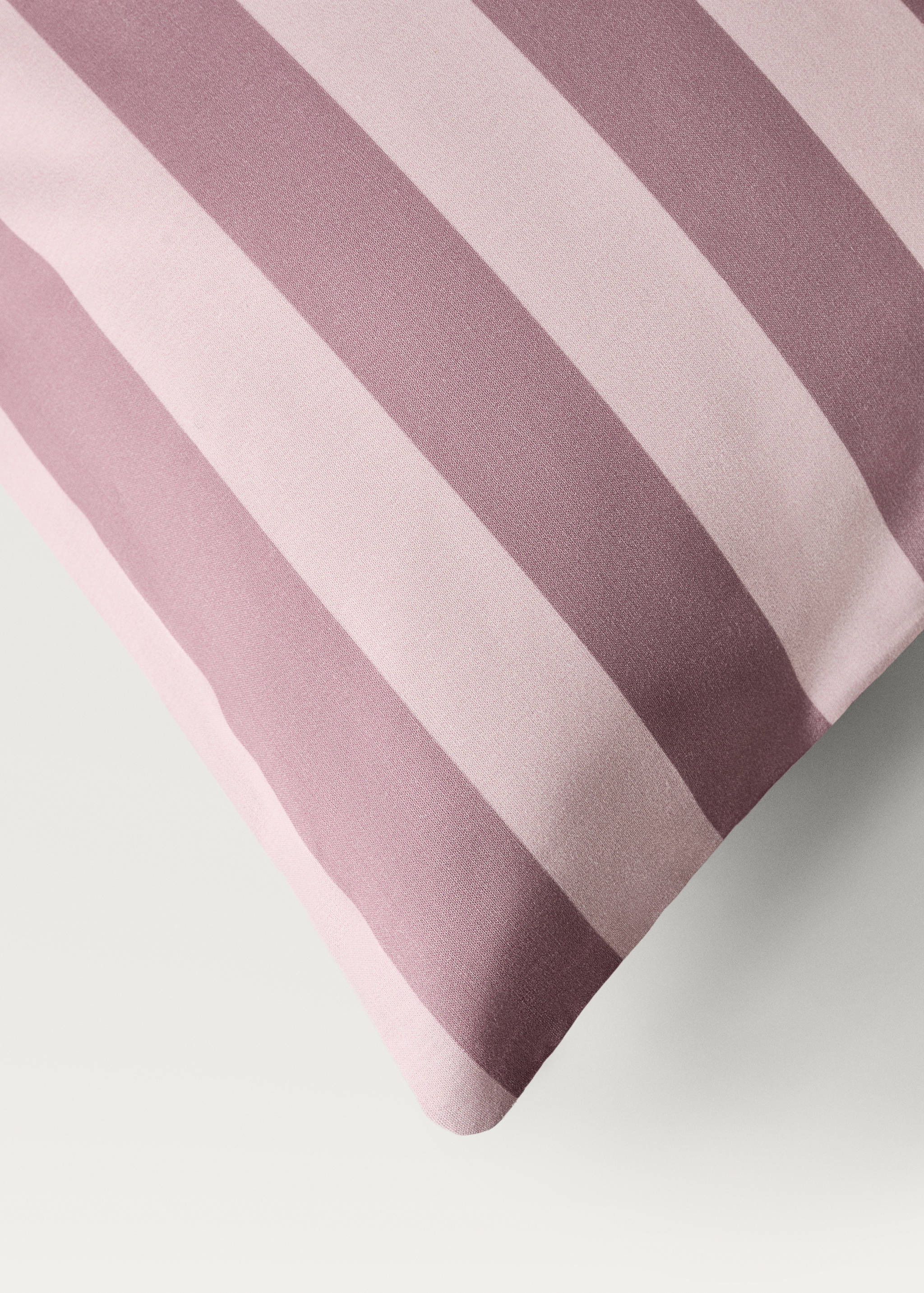 Cotton percale thick-striped children's duvet cover for 90cm bed - Details of the article 3