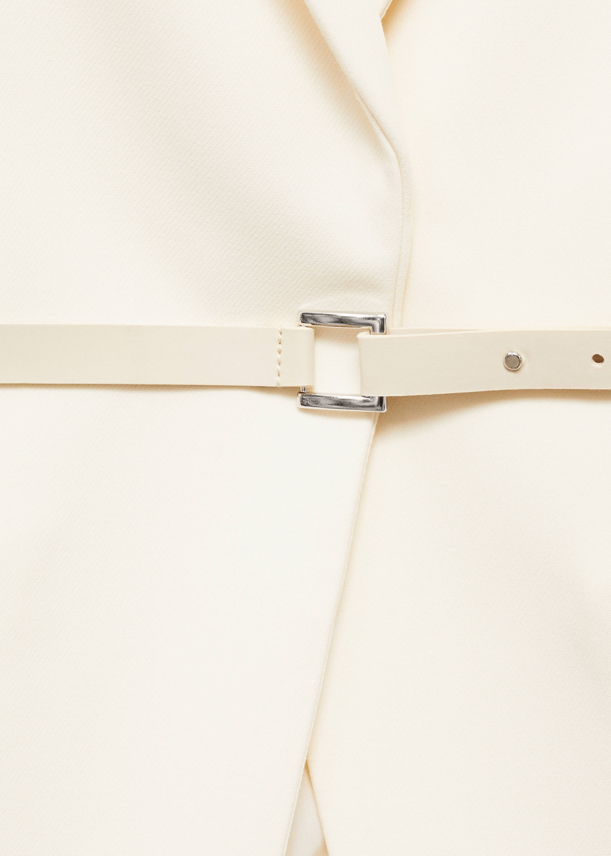 Structured tailored jacket with belt - Details of the article 8