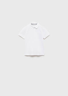 Short-sleeve knitted polo shirt — Off White 1