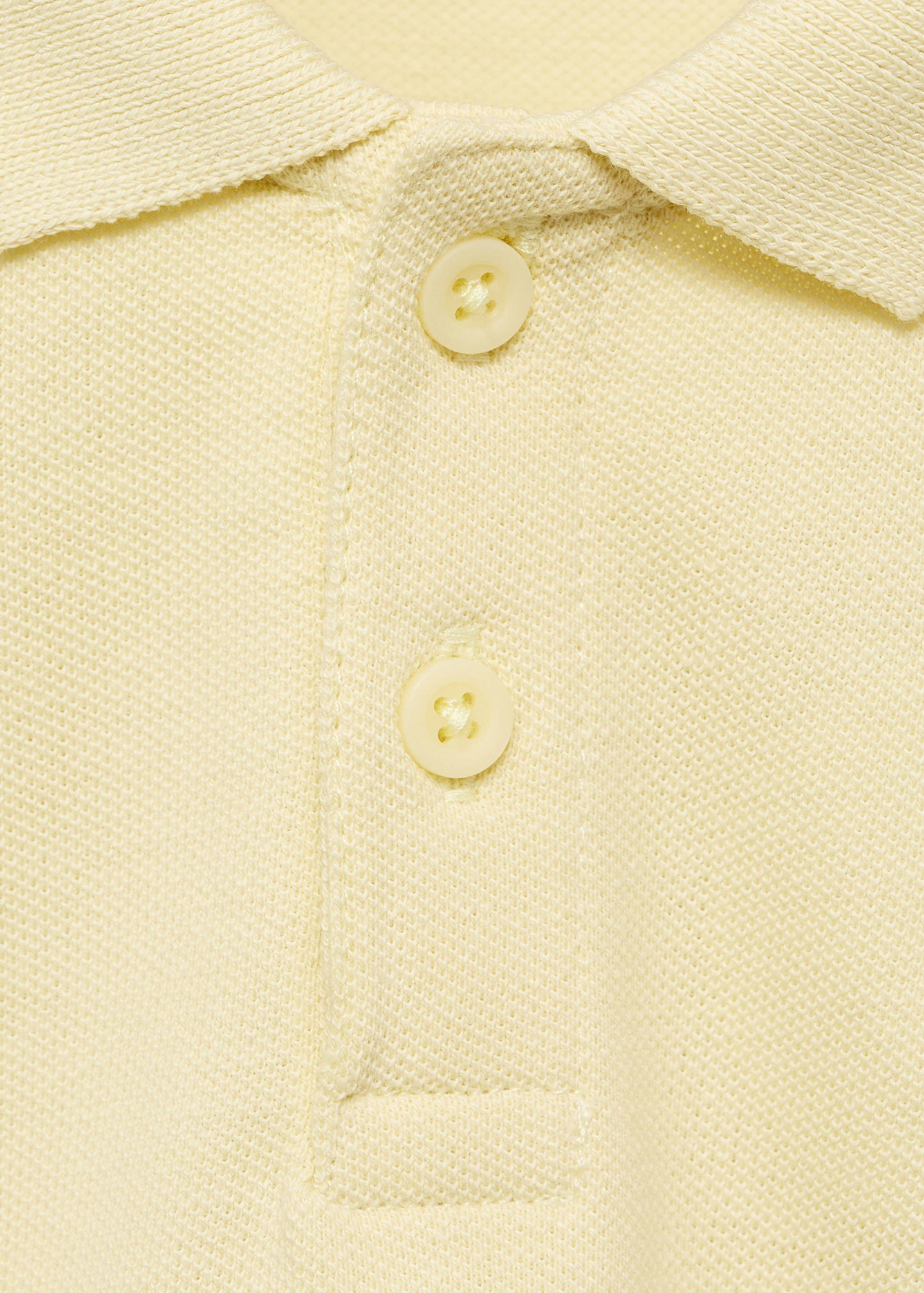 Short-sleeve knitted polo shirt - Details of the article 8