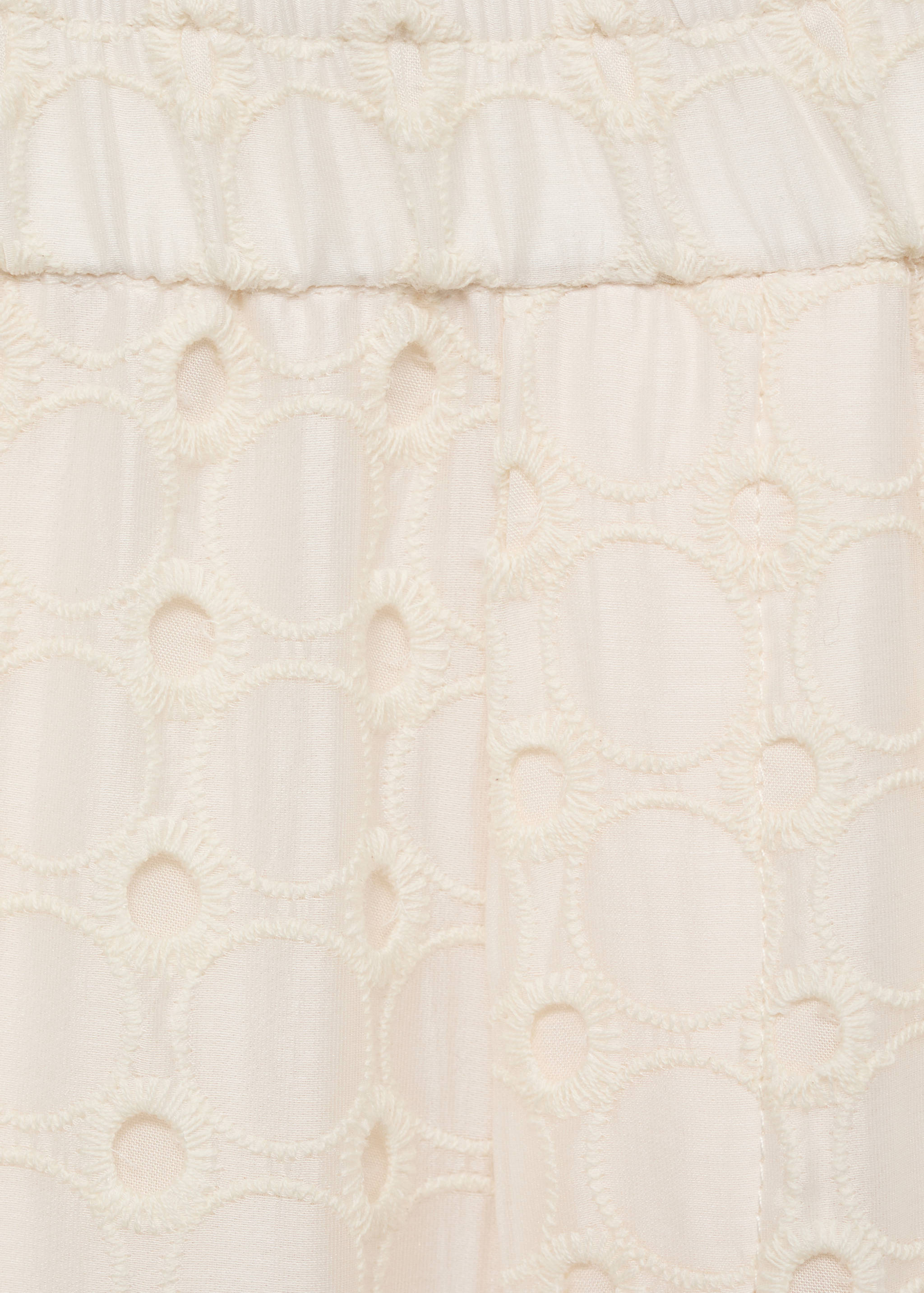 Pantalón culotte bordado suizo - Detalle del artículo 0