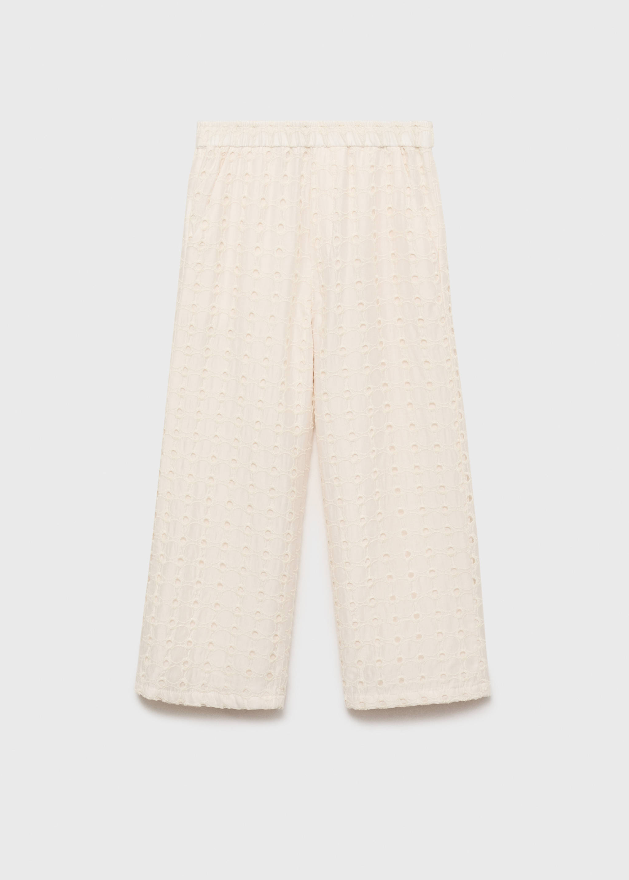 Swiss embroidered culotte pants - Article without model