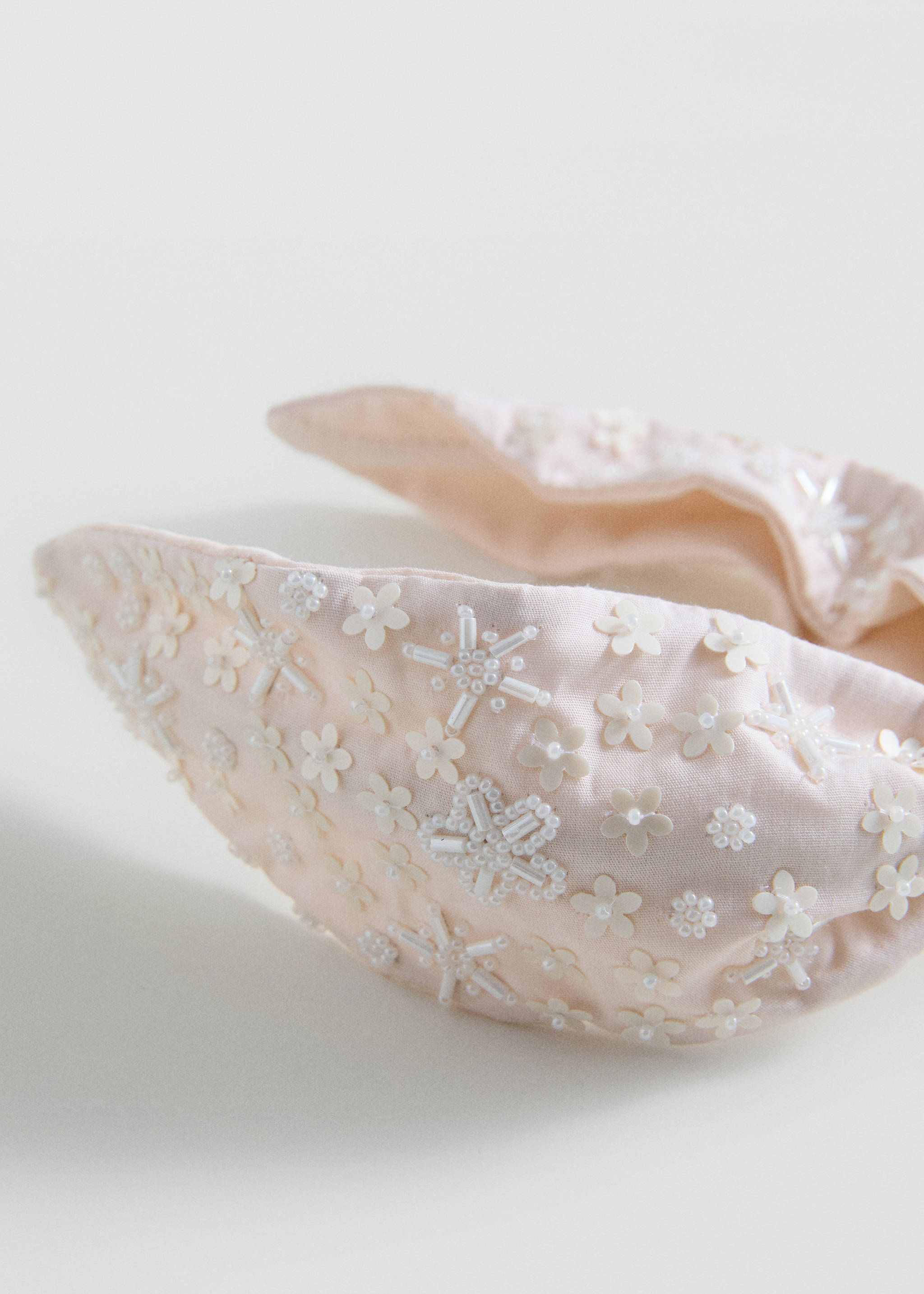 Faceted crystal hairband - Medium plane