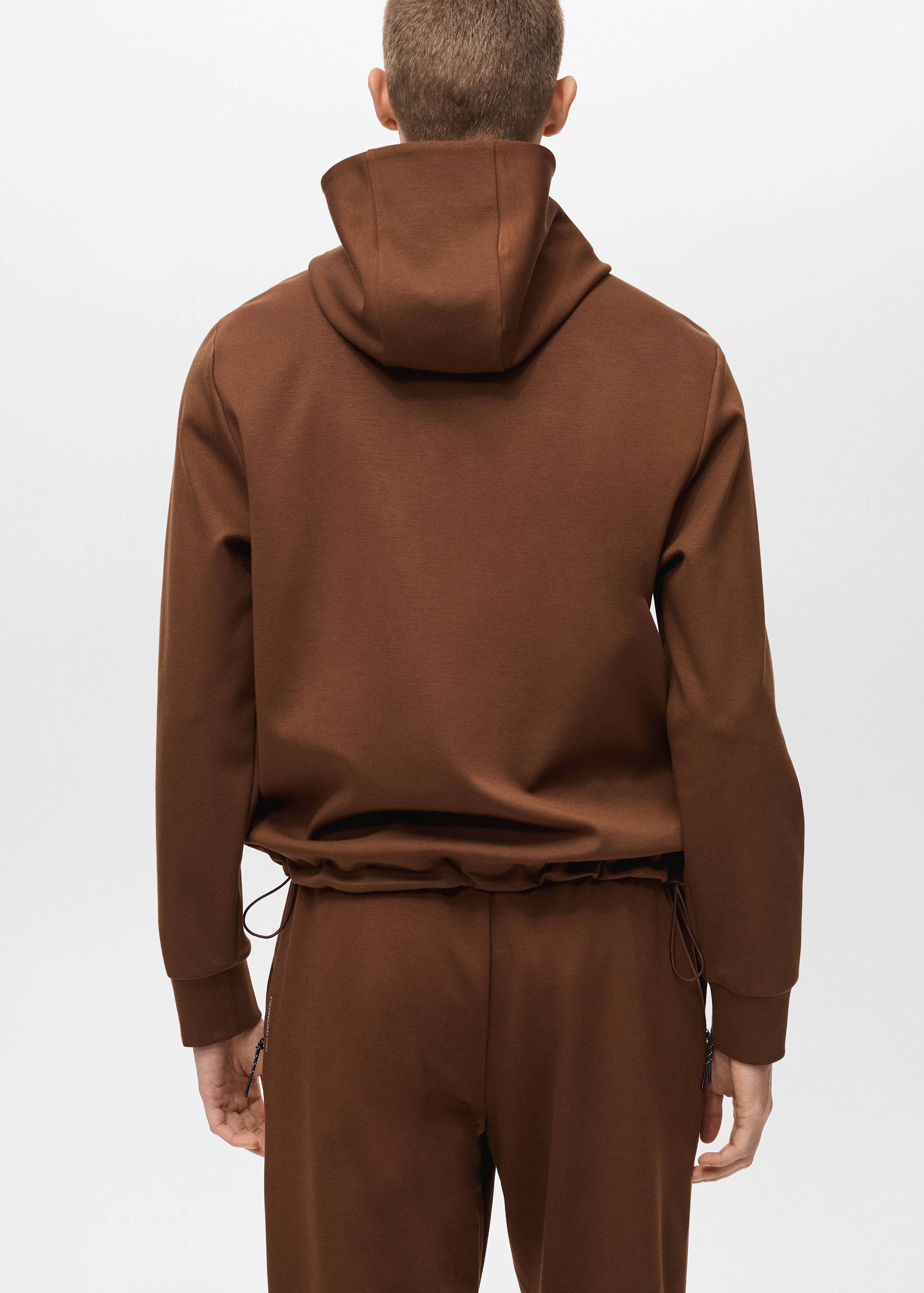 COOLMAX® hooded sweatshirt - Reverse of the article