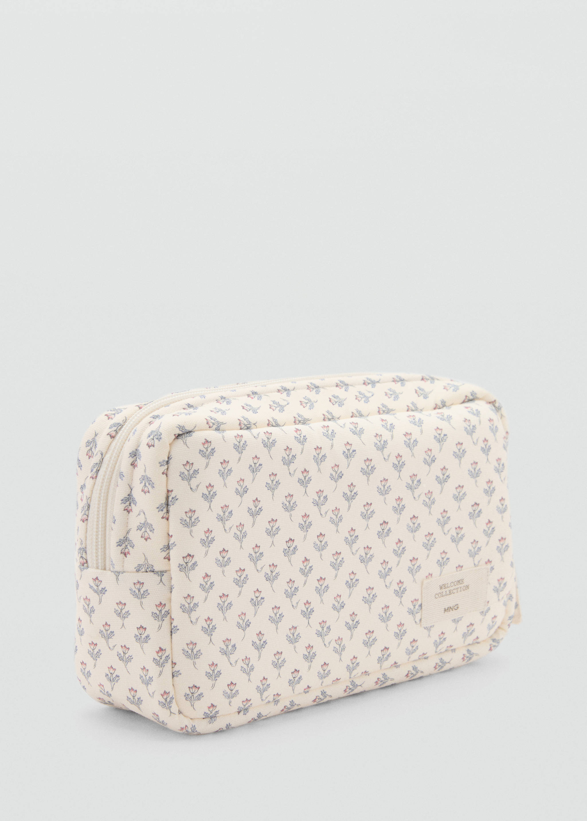 Sac cosmétique à fleurs - Plan moyen