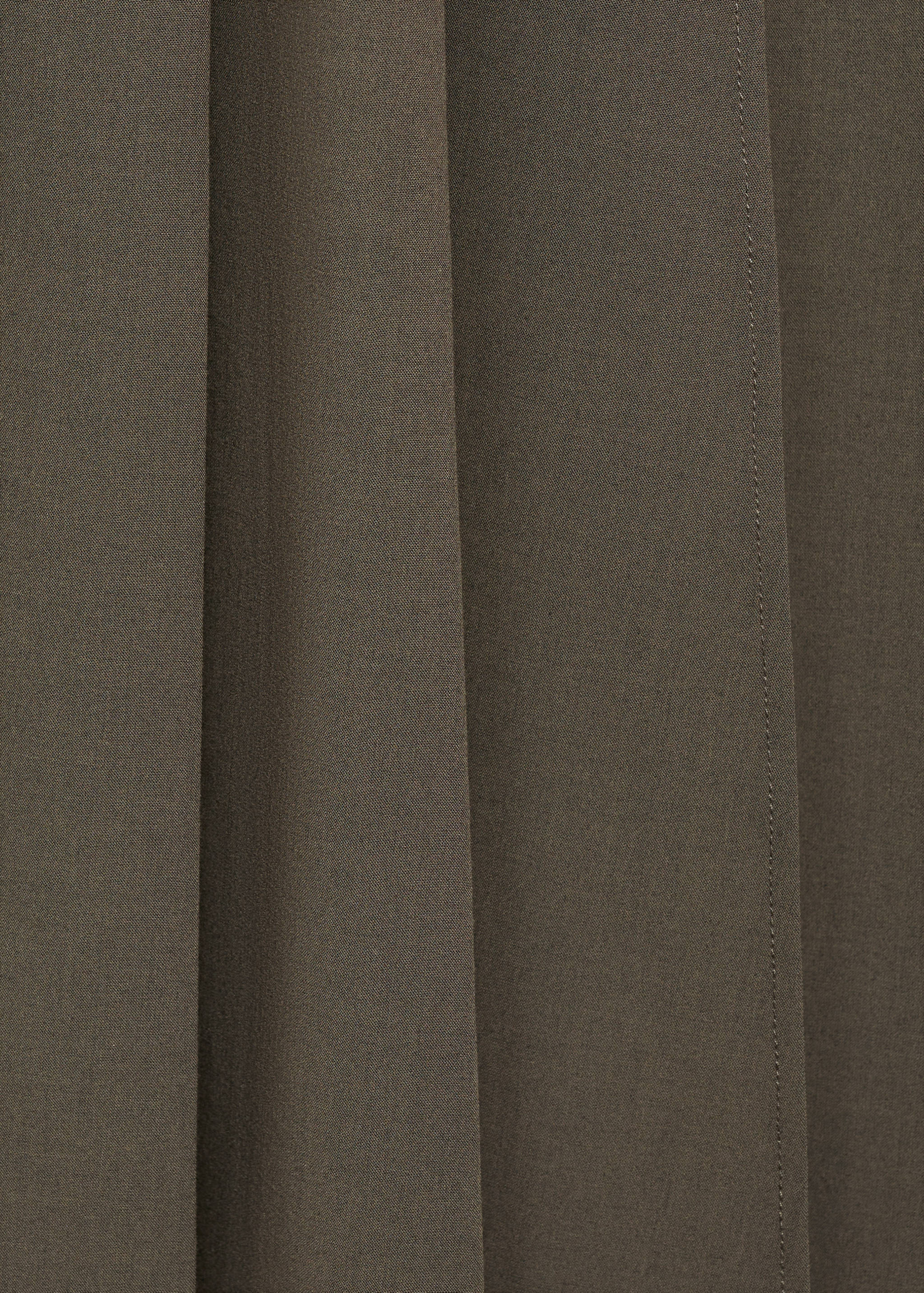 Saia com pregas e cinto - Pormenor do artigo 0