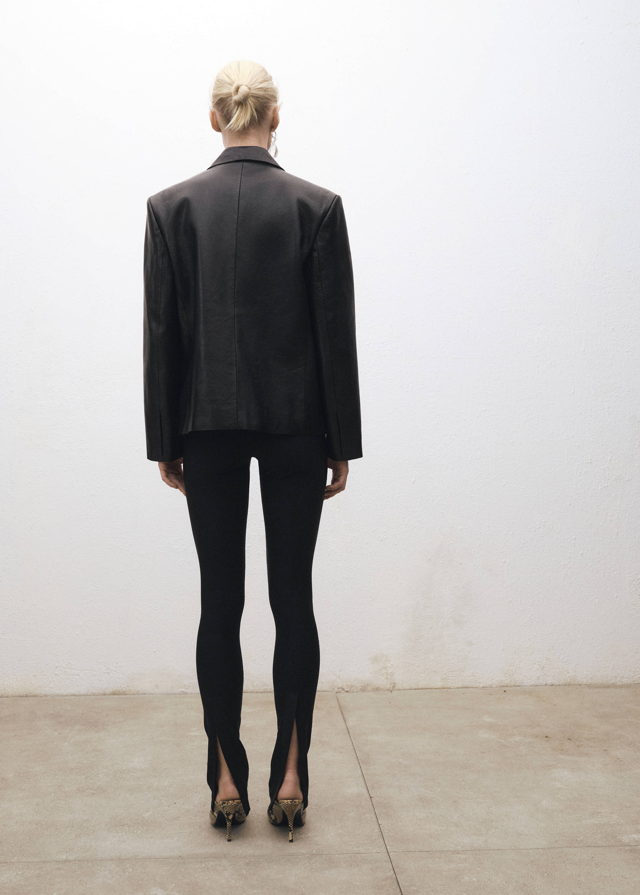 拉链打底裤 - null