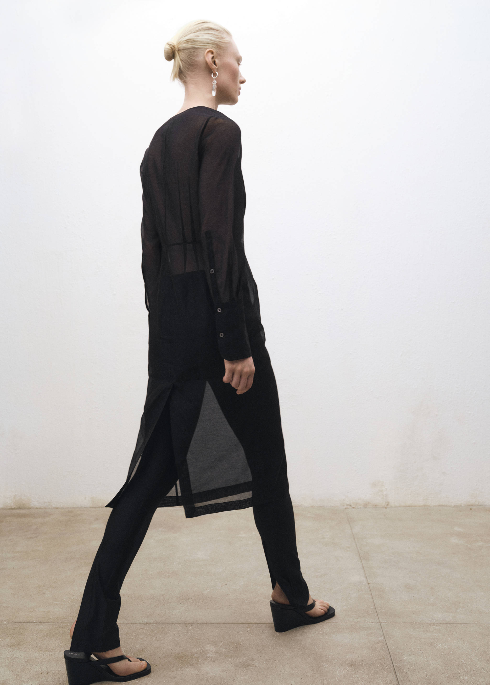 拉链打底裤 - null