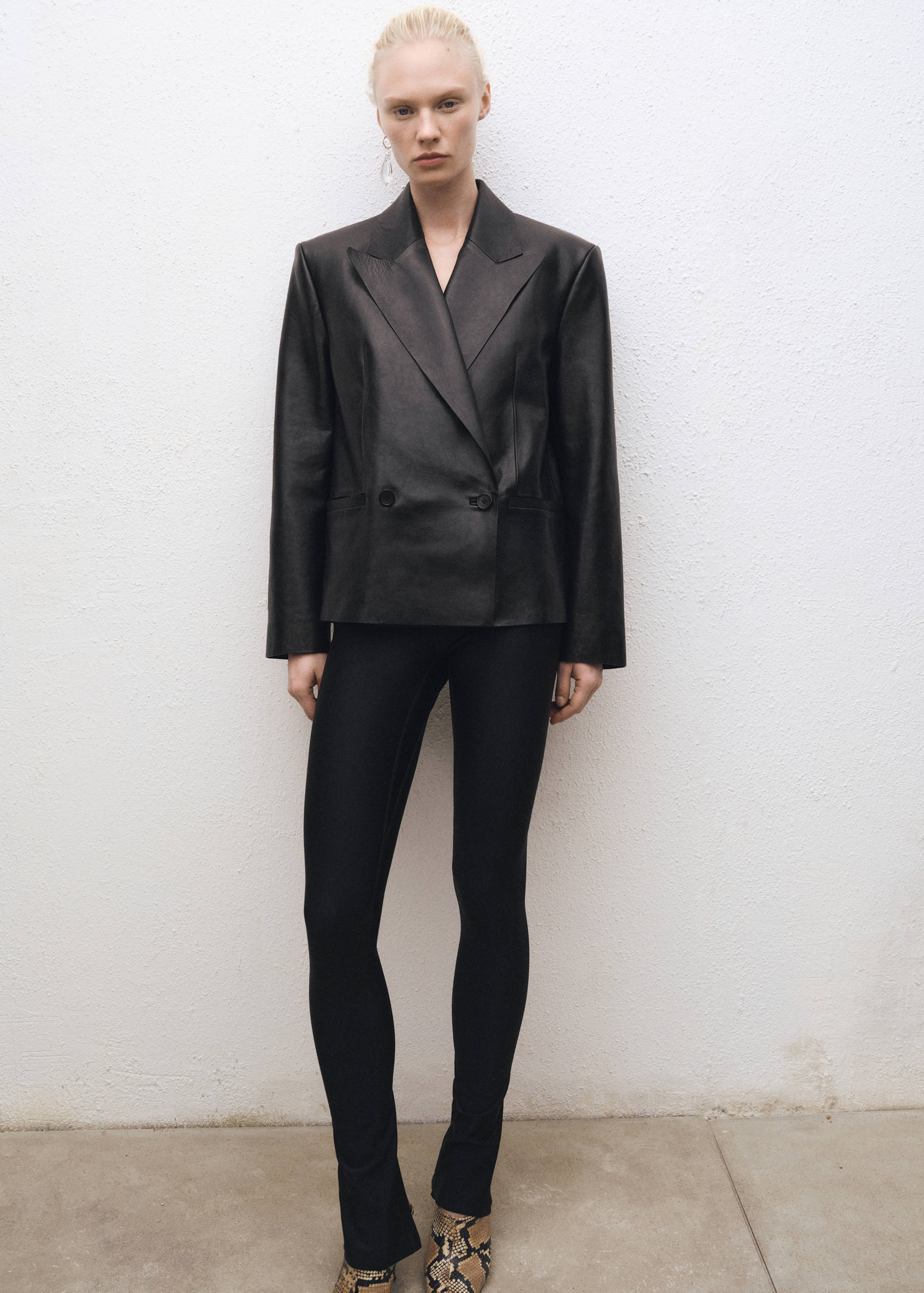 拉链打底裤 - null