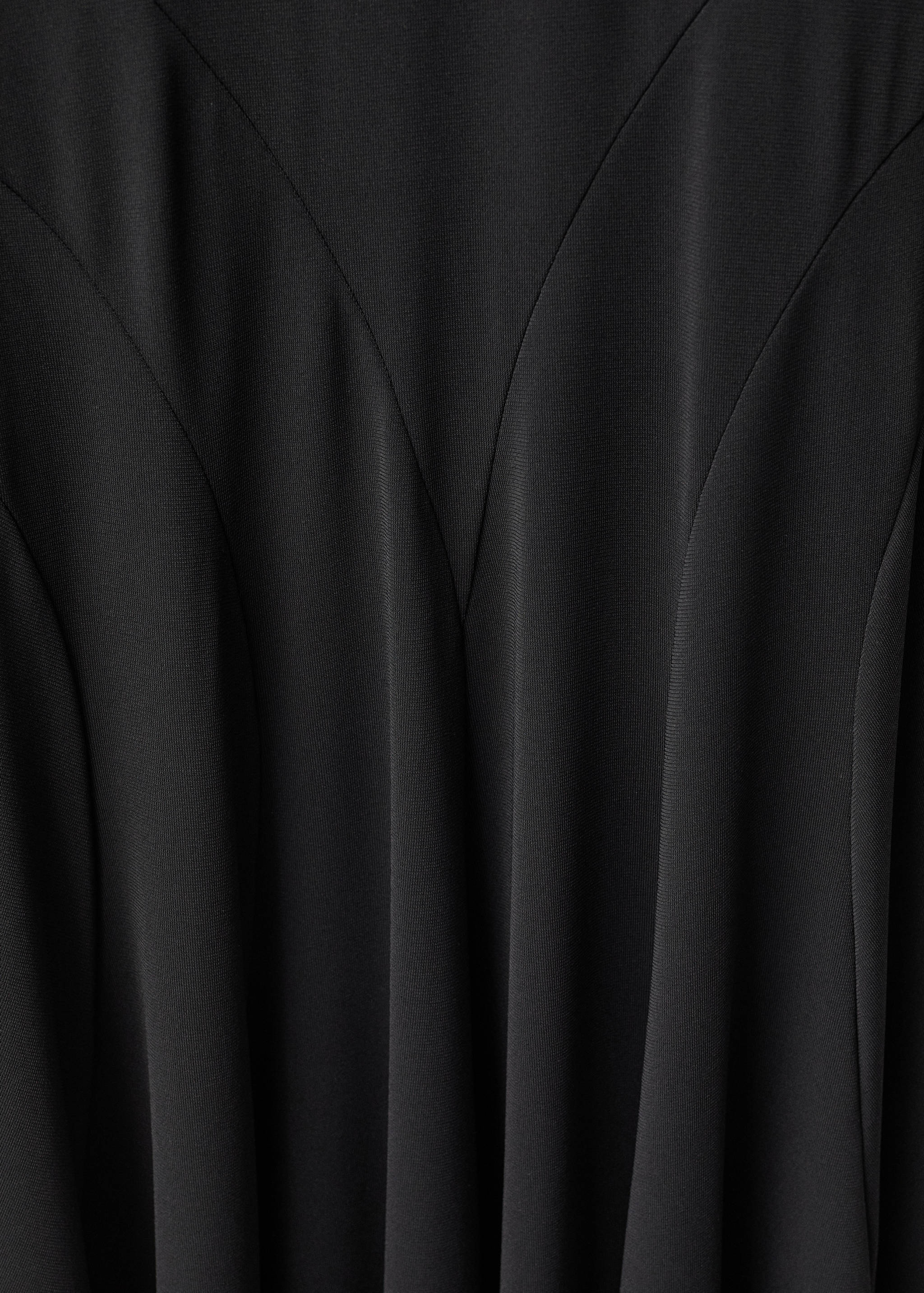 Robe en maille évasée à col montant - Détail de l'article 8