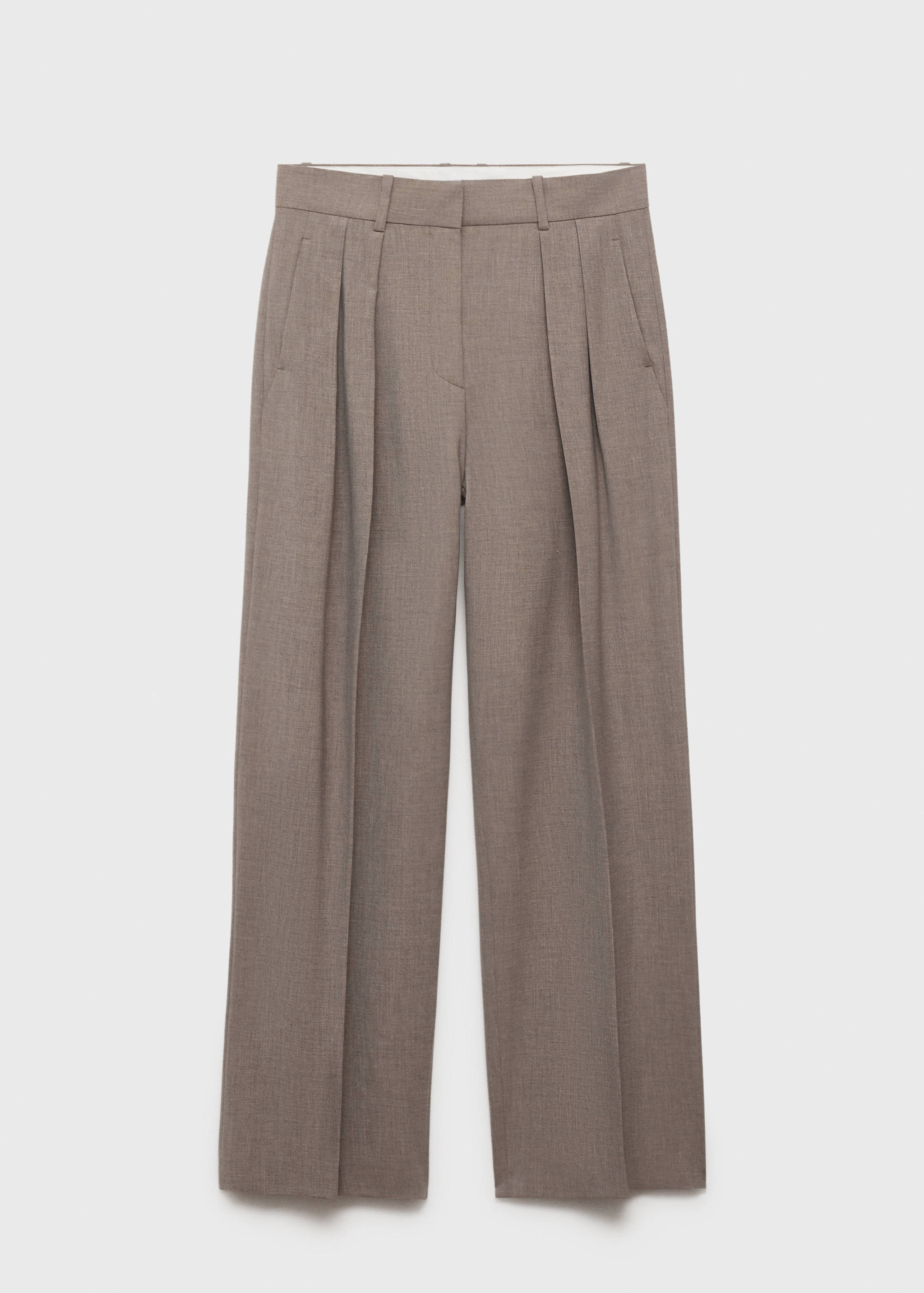 Wide leg wool-blend suit trousers - Article without model
