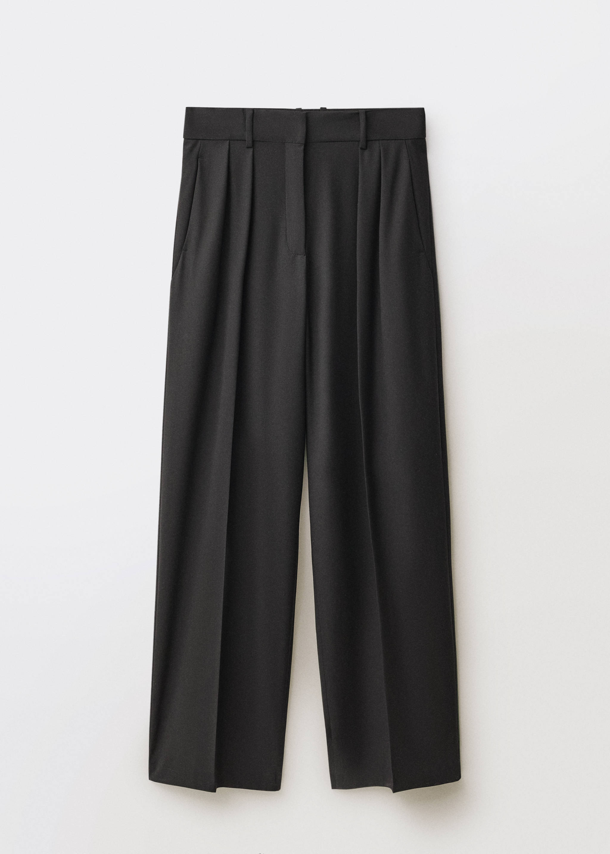 Wide leg wool-blend suit trousers - Article without model