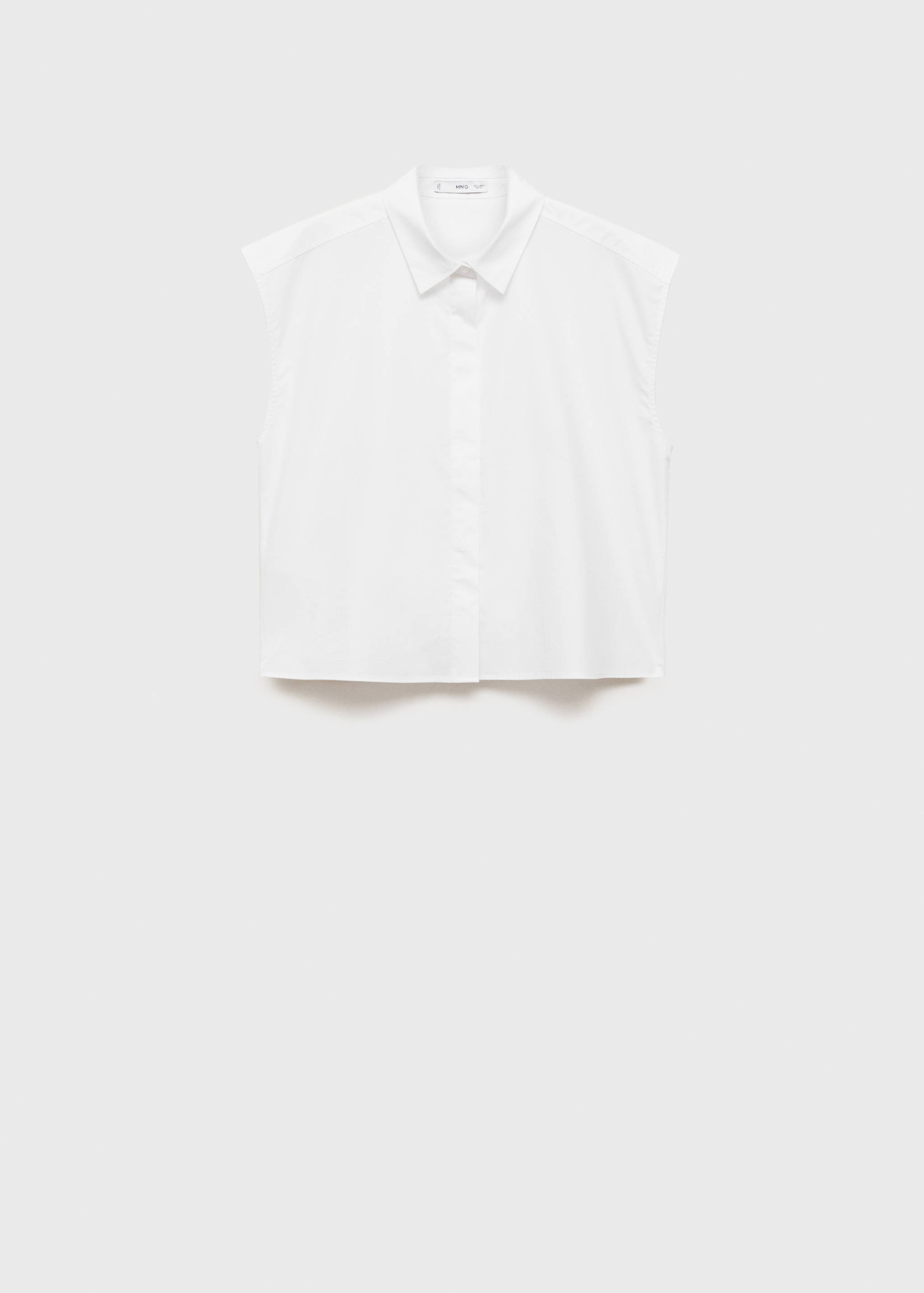 Camisa popelín sin mangas - Artículo sin modelo