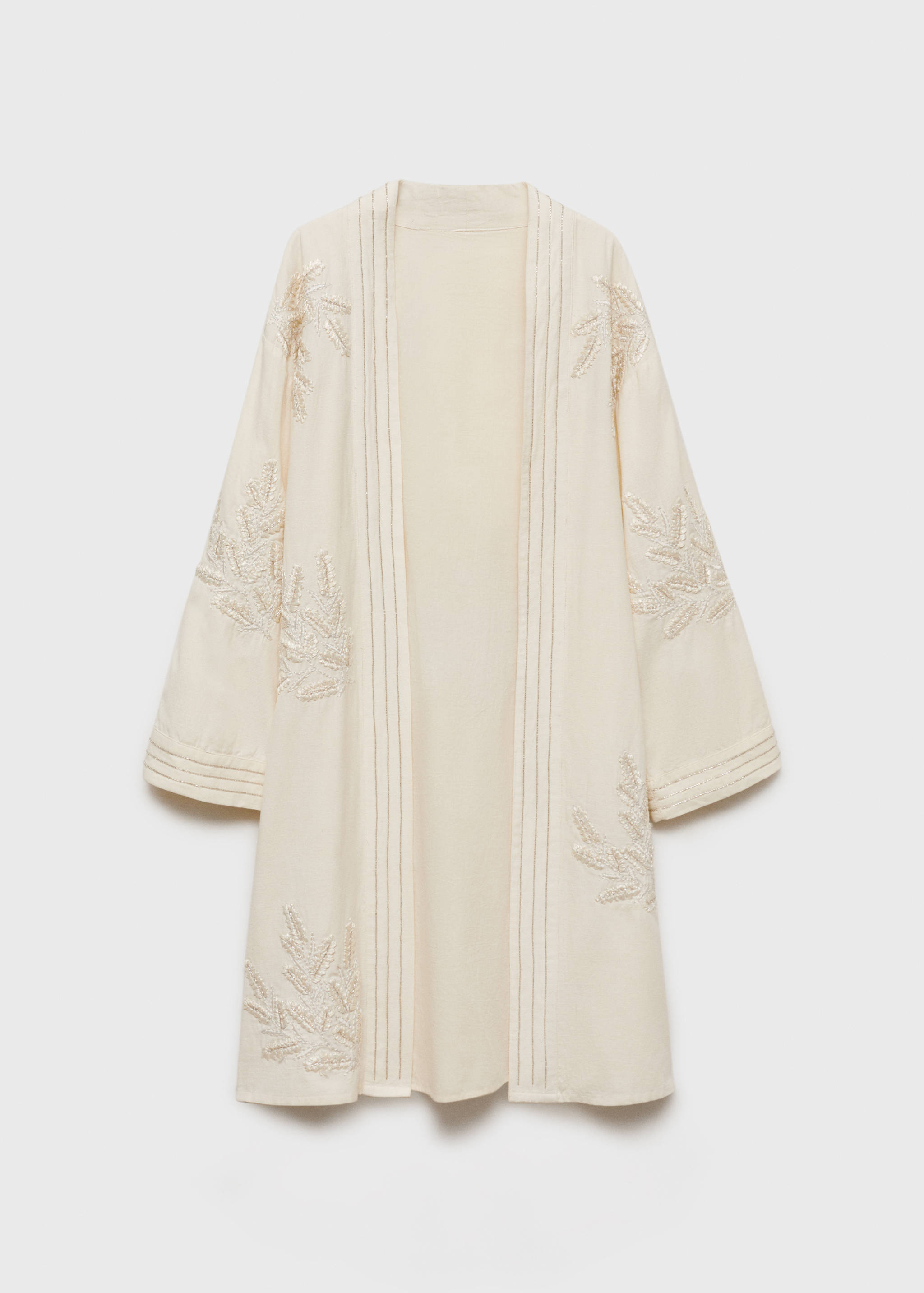 Embroidered cotton caftan - Article without model
