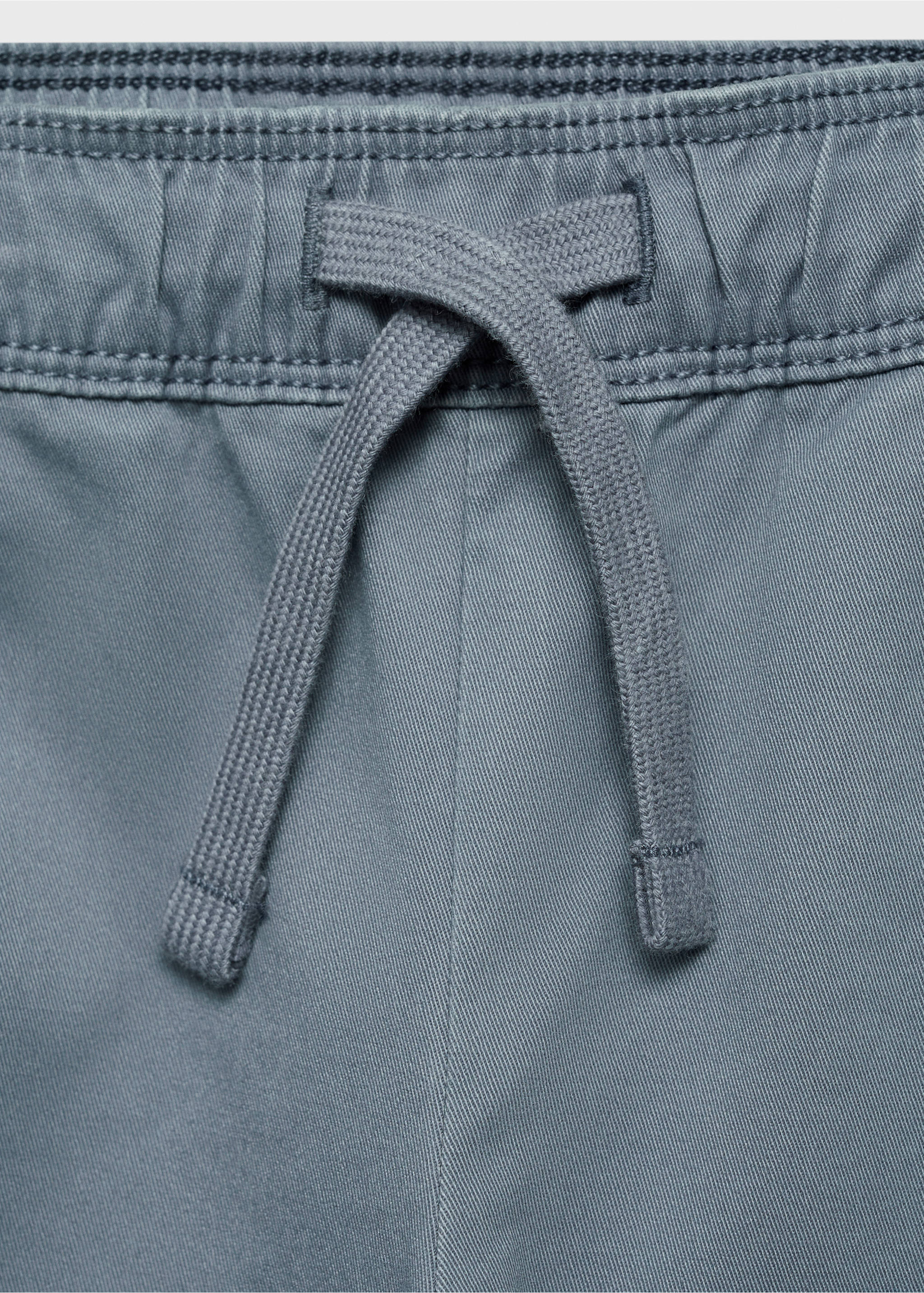 Pantalón cargo algodón - Detalle del artículo 8, Azul porcelana. Ref: 87084781-00.