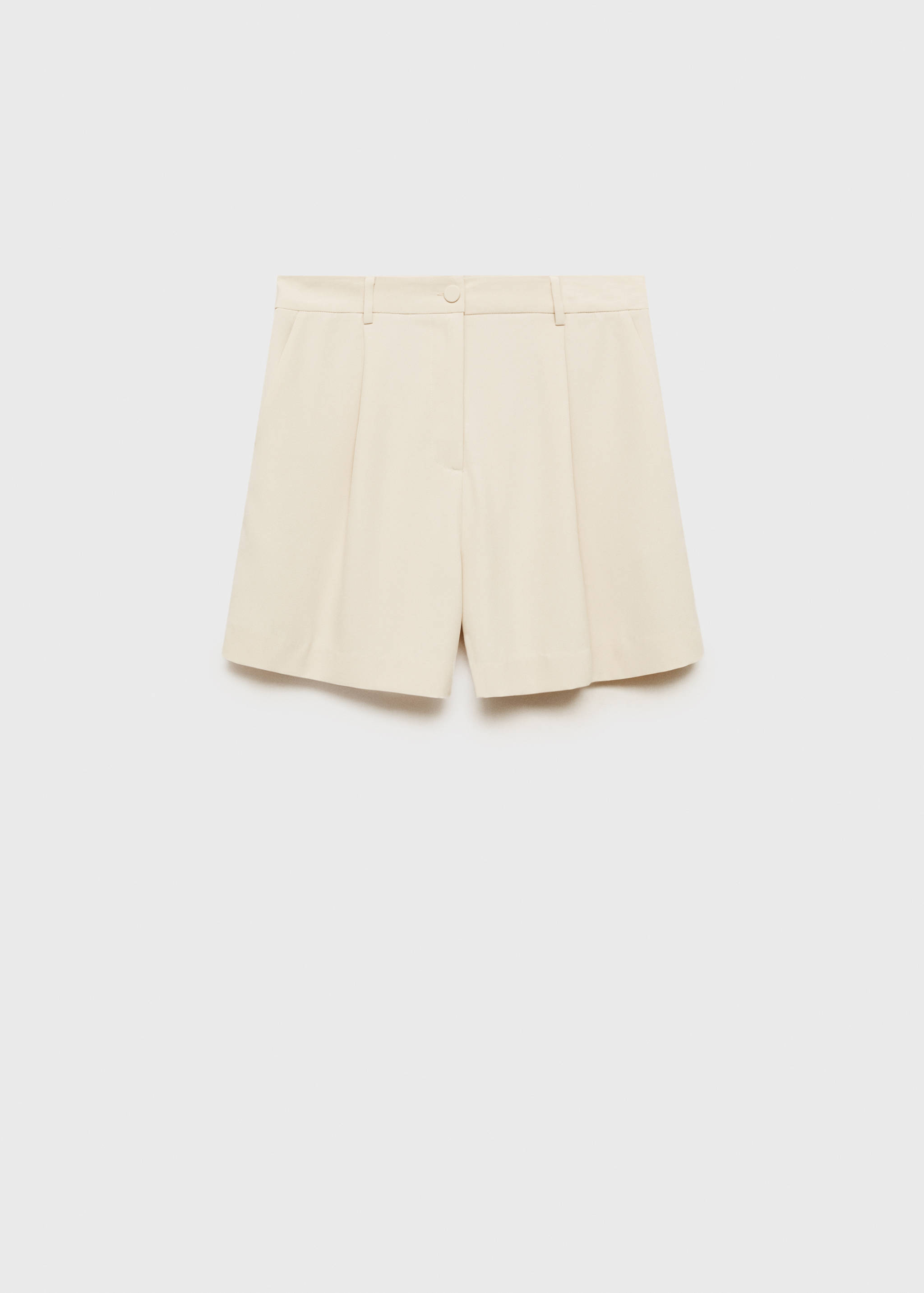 High-waisted suit shorts - Article without model