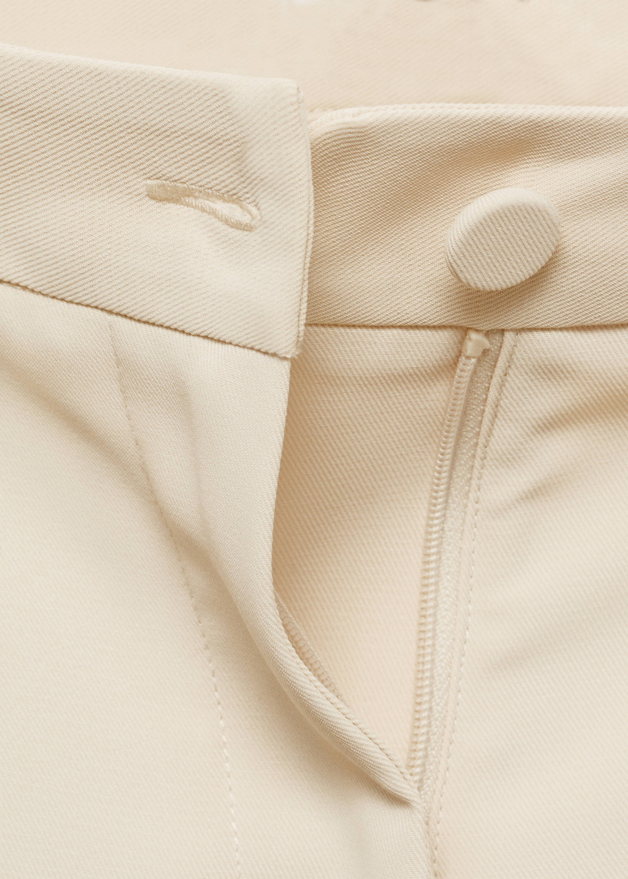 High-waisted suit shorts - Details of the article 0