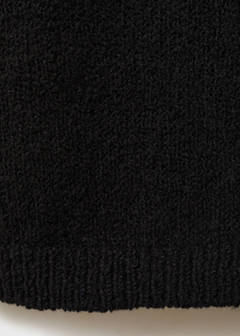 Buttoned knit top — Black 8