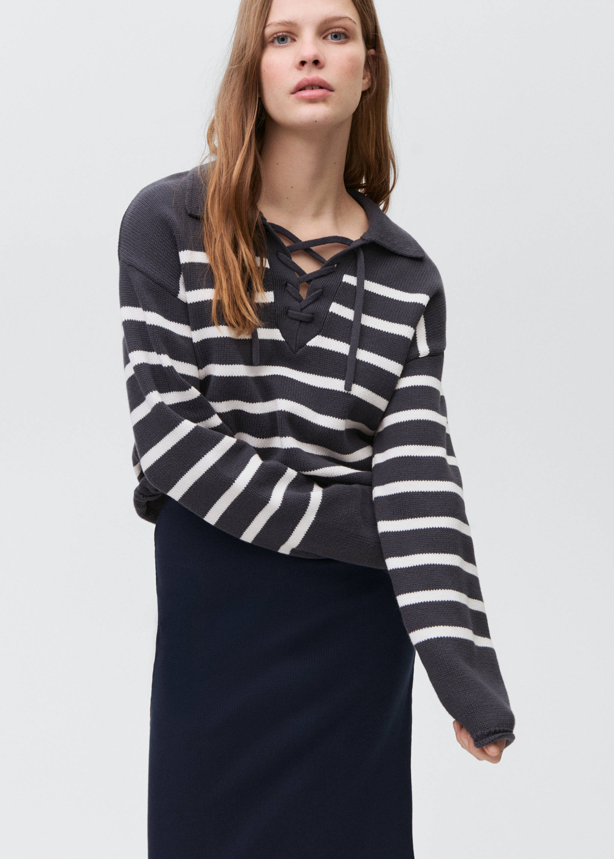 Длинная юбка с боковым разрезом - Деталь изделия 1